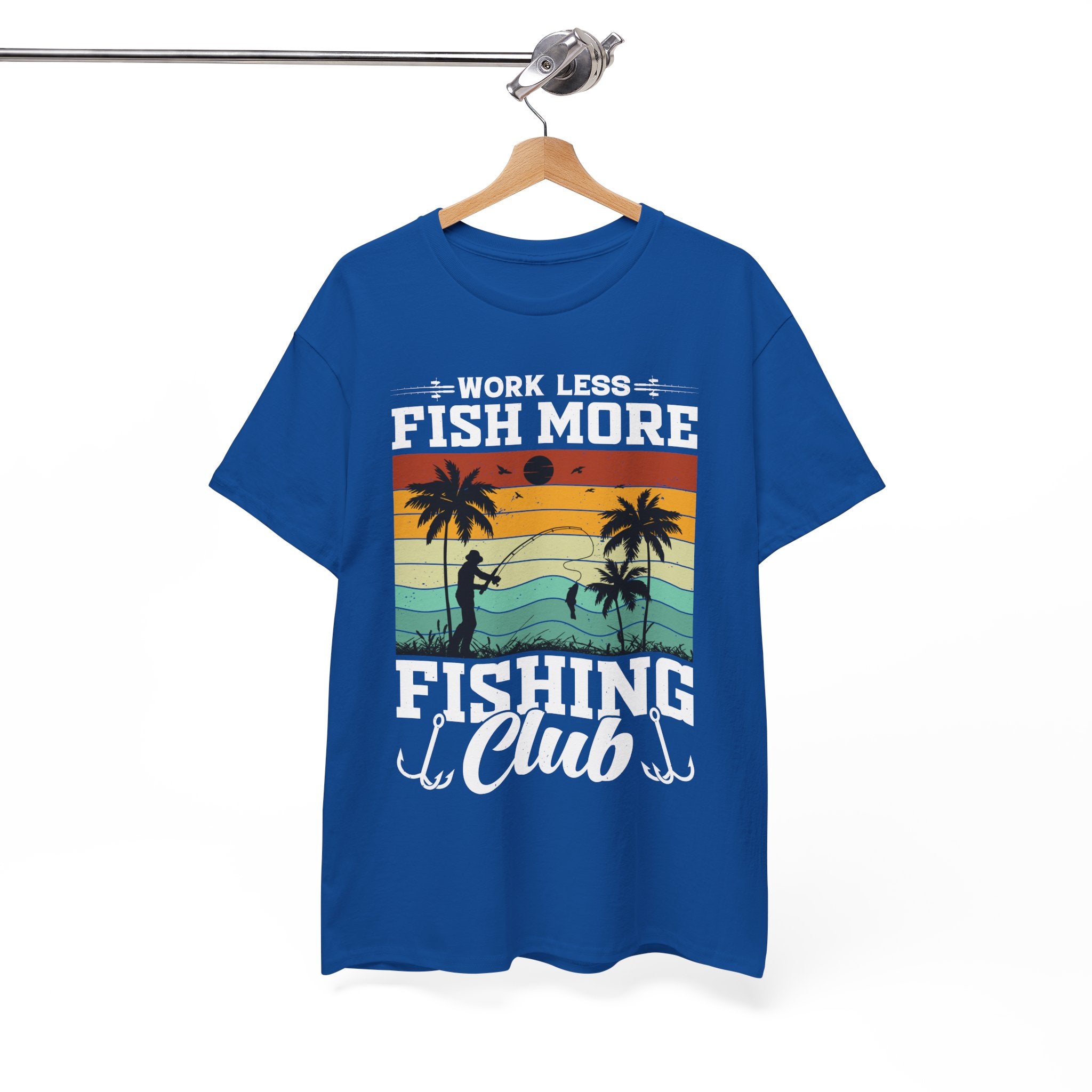 Retro Fisherman Sunset T-Shirt
