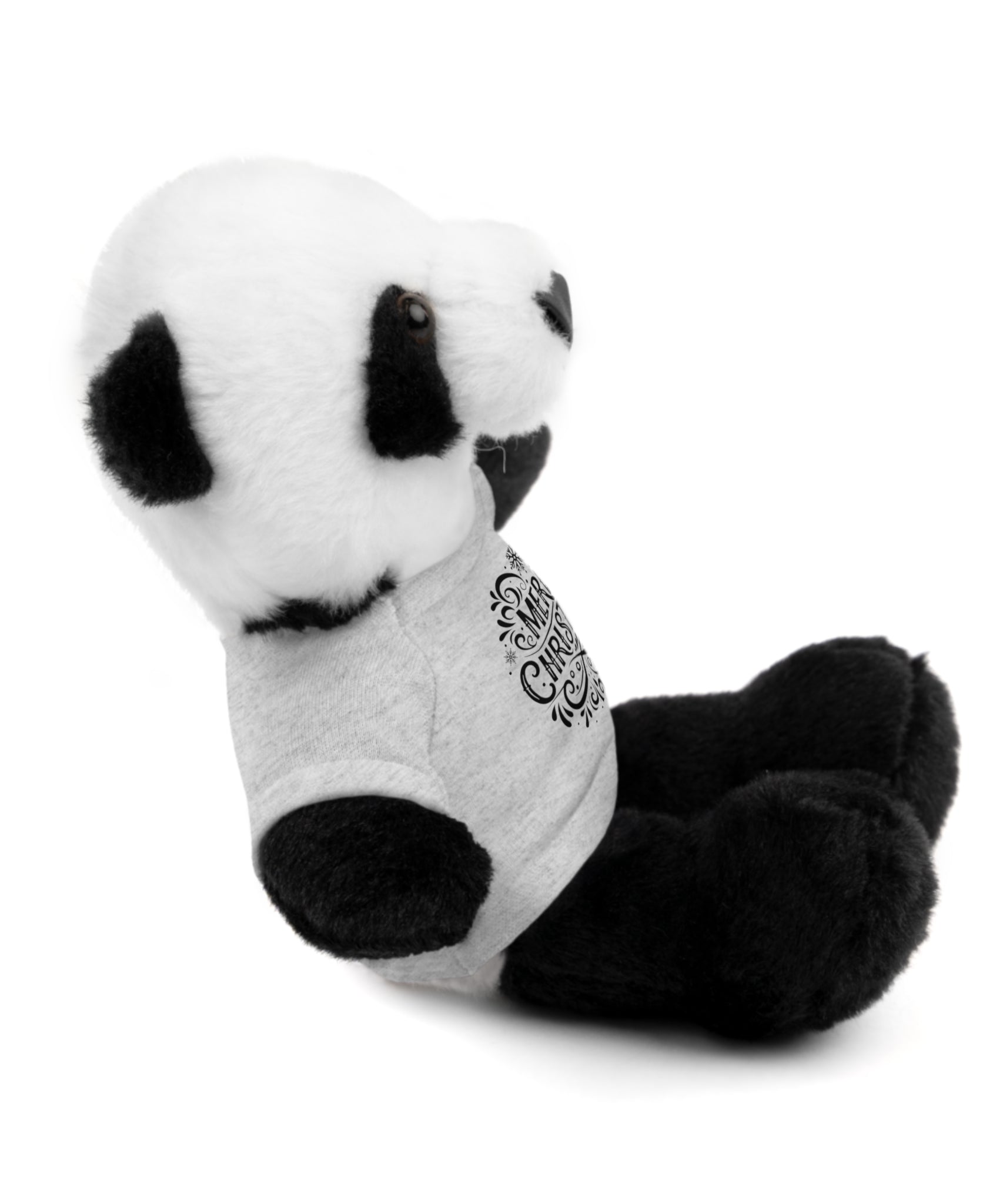 Festive Merry Christmas Stuffed Panda | Gallory Hive