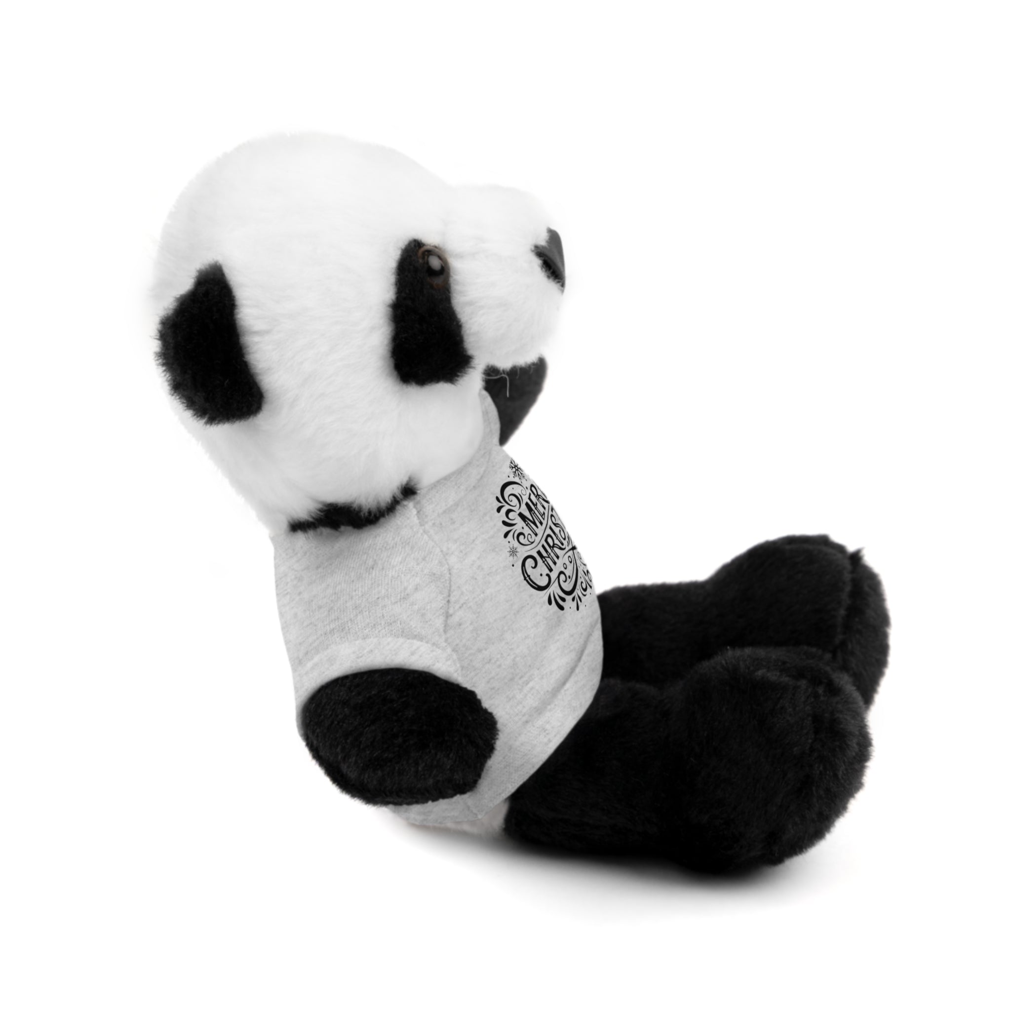 Festive Merry Christmas Stuffed Panda | Gallory Hive
