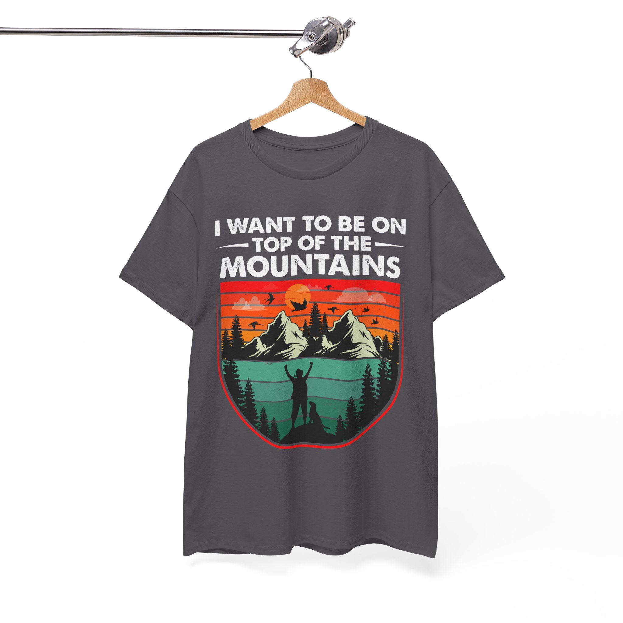 Retro Mountains T-Shirt - Adventure Vibes Tee | Gallory Hive
