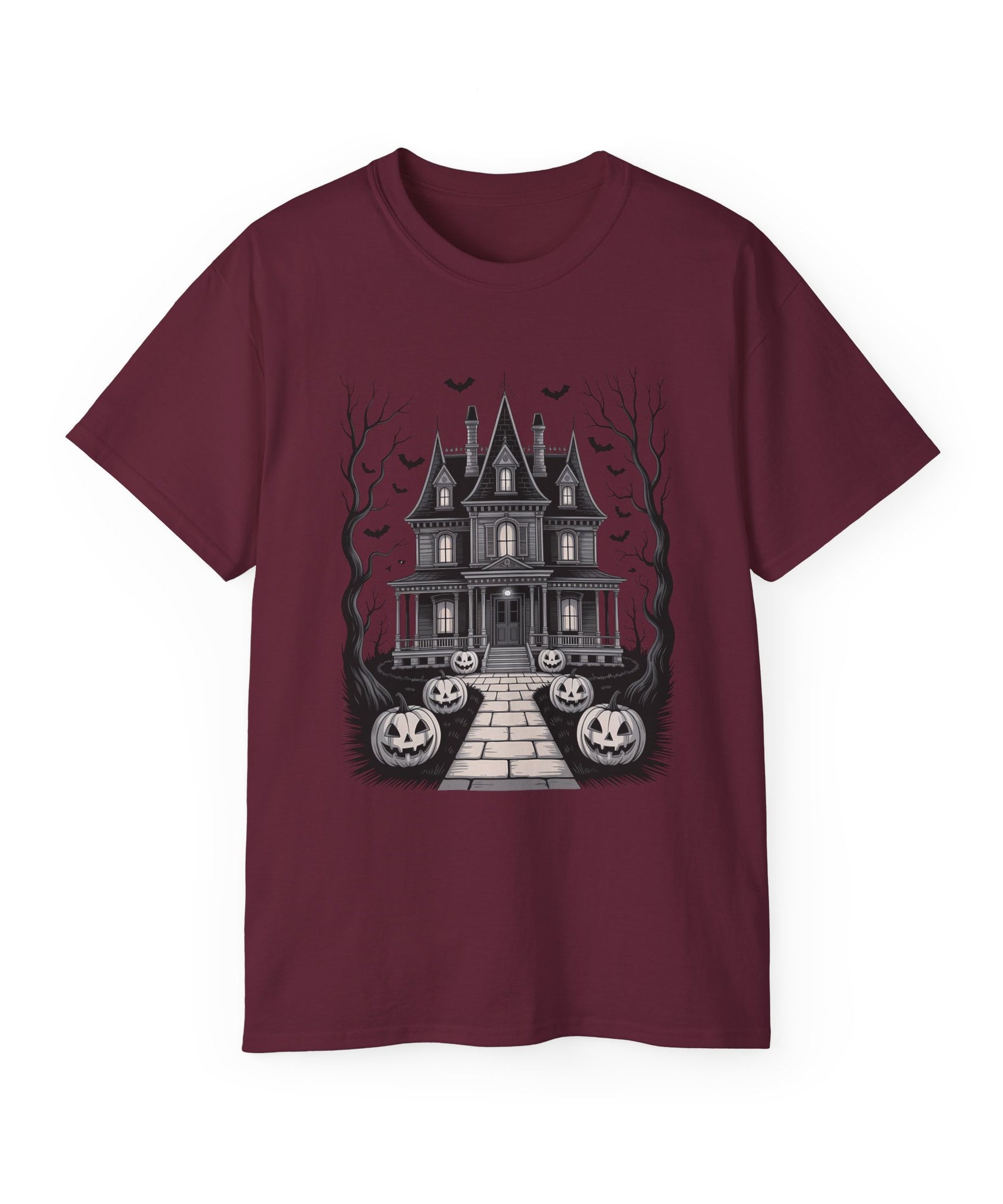 Haunted House Halloween Night Tee | Gallory Hive