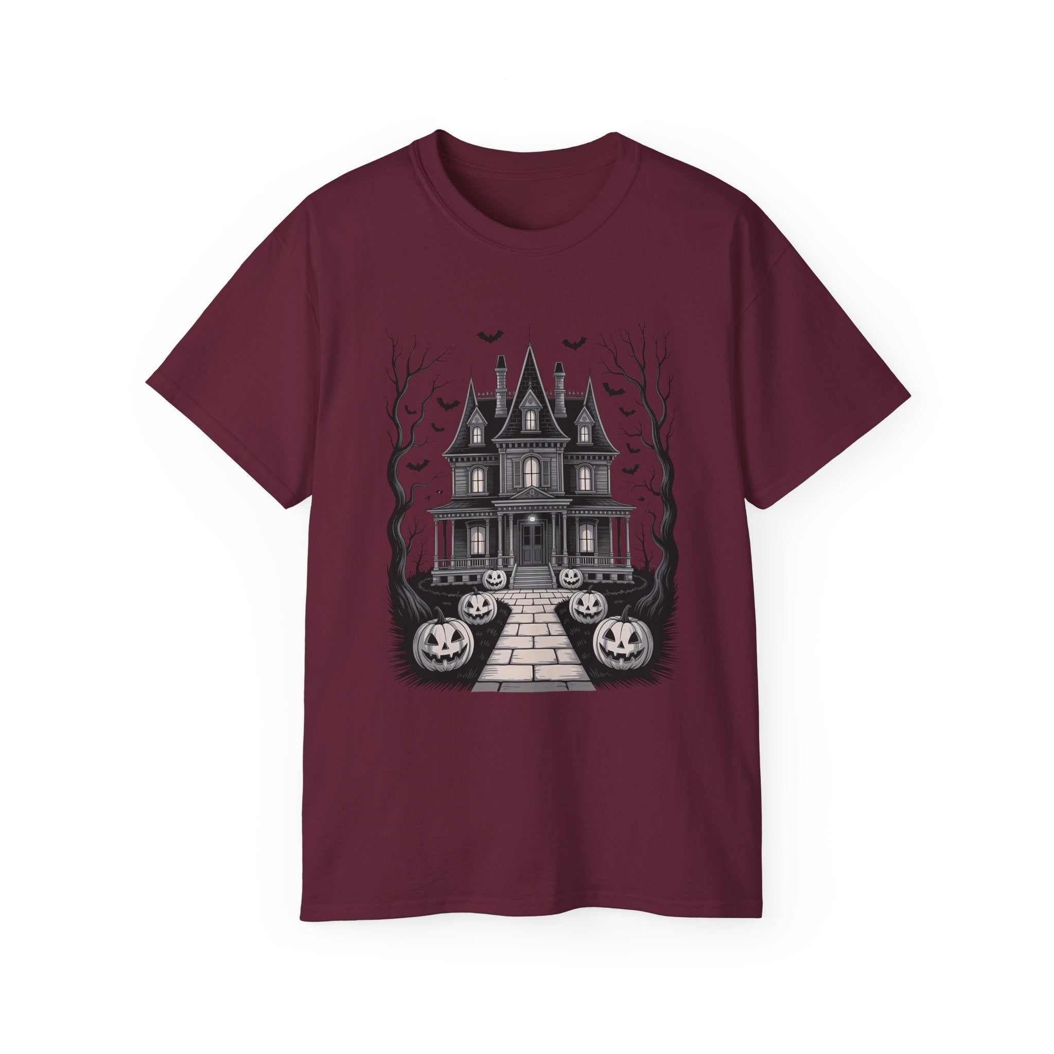 Haunted House Halloween Night Tee | Gallory Hive