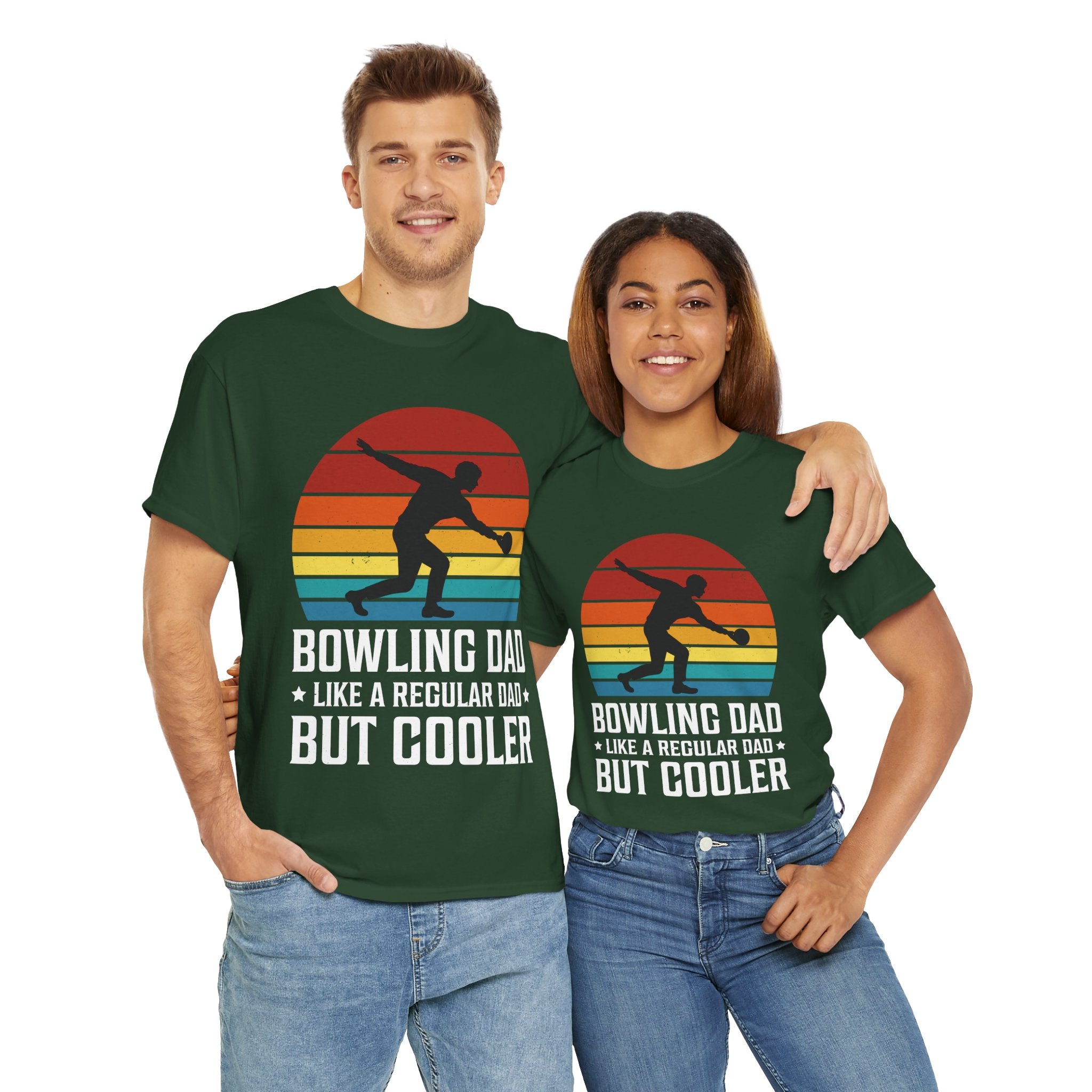 Retro Bowling Dad Tee - Unique Father's Day Gift