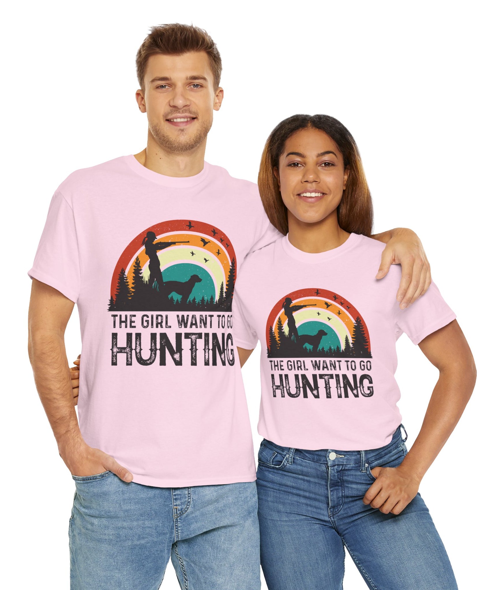 Retro Hunter Shirt – Birds & Pines