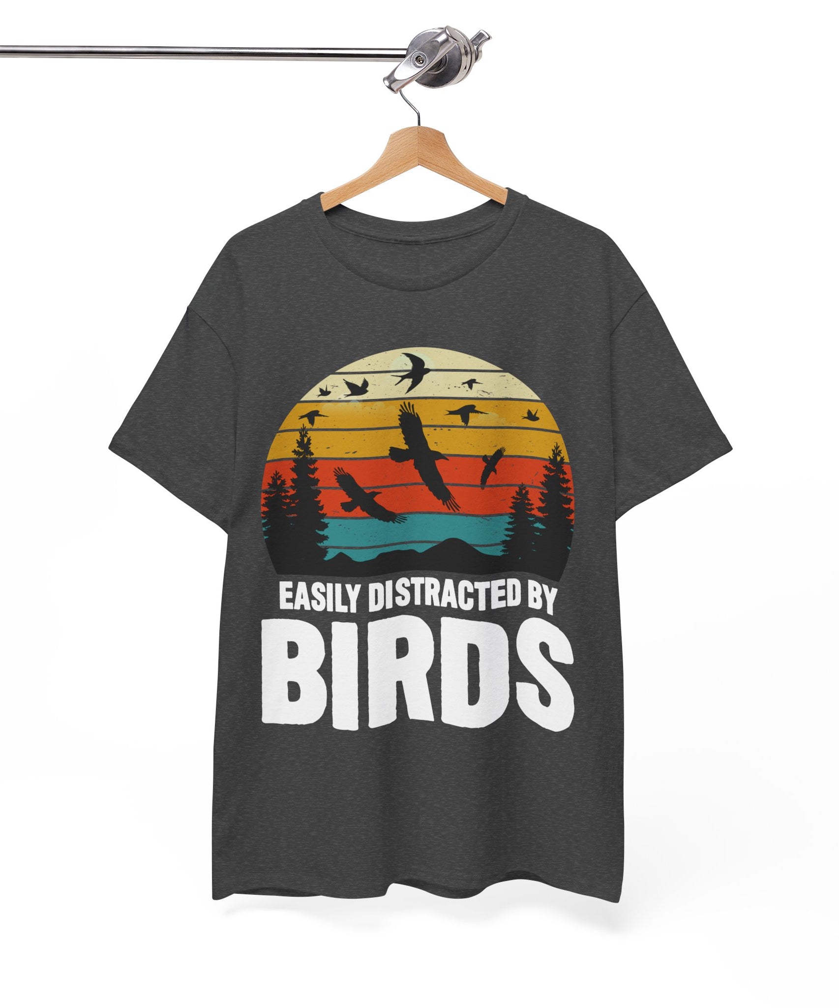 Retro Birds Lover Tee - Distracted Design | Gallory Hive