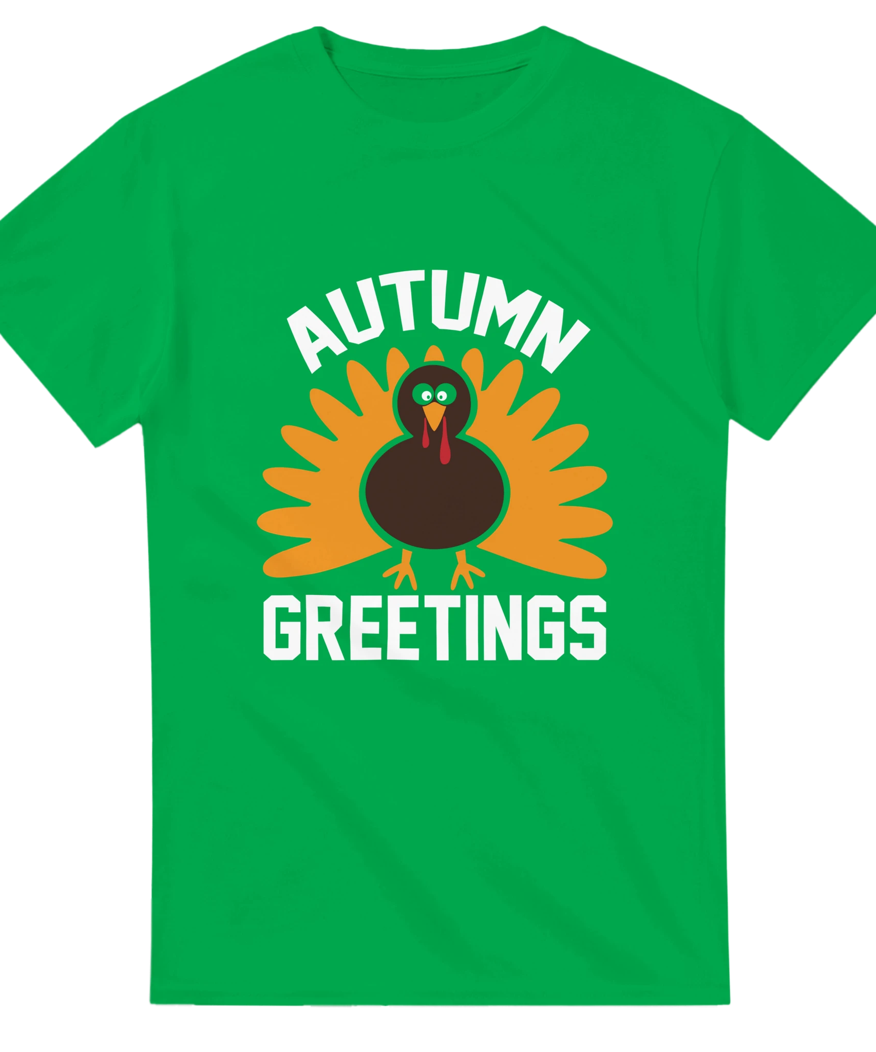 Autumn Greetings Turkey T-Shirt – Unisex Fall Tee | Gallory Hive