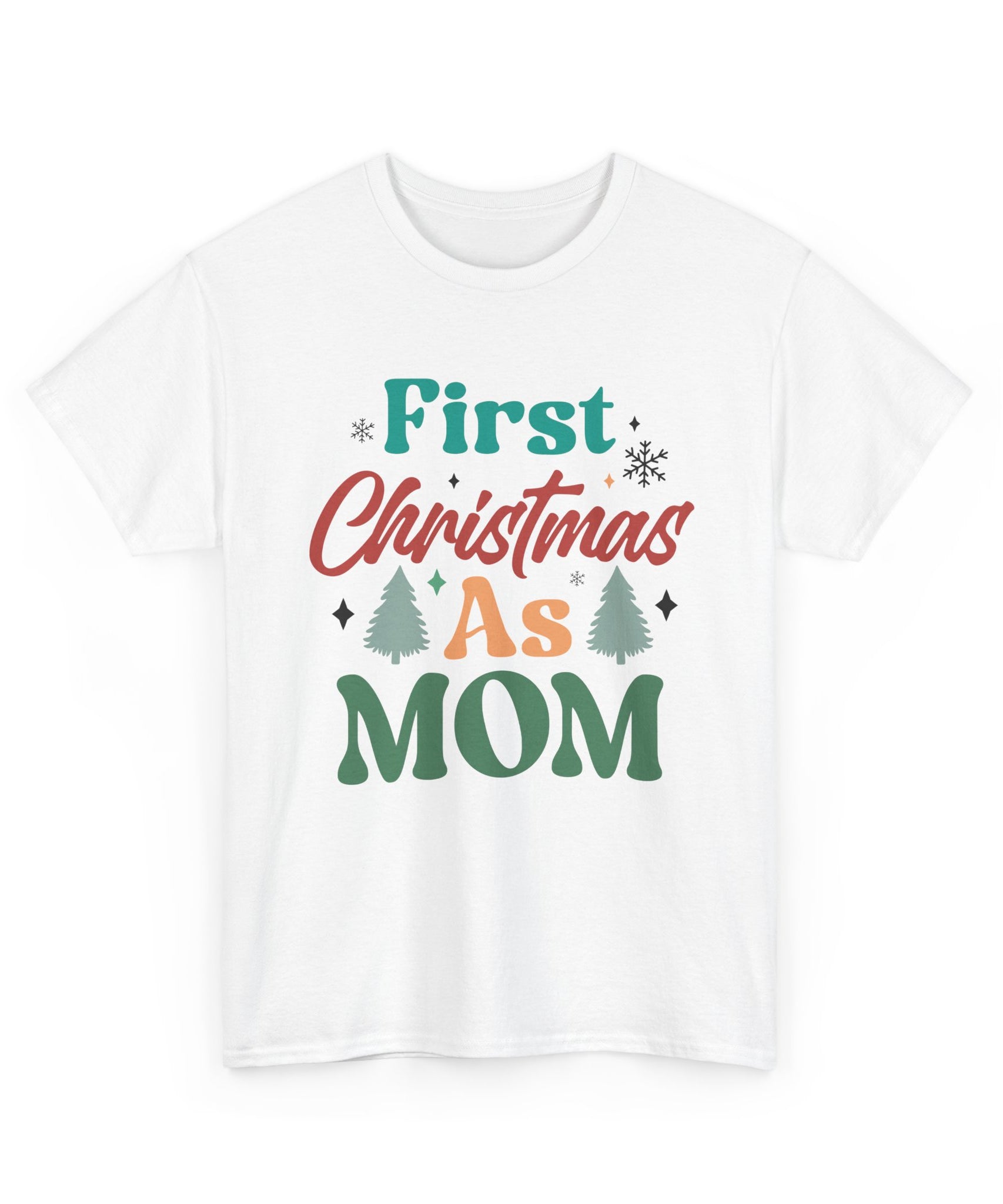 First Christmas as Mom T-Shirt | Gallory Hive