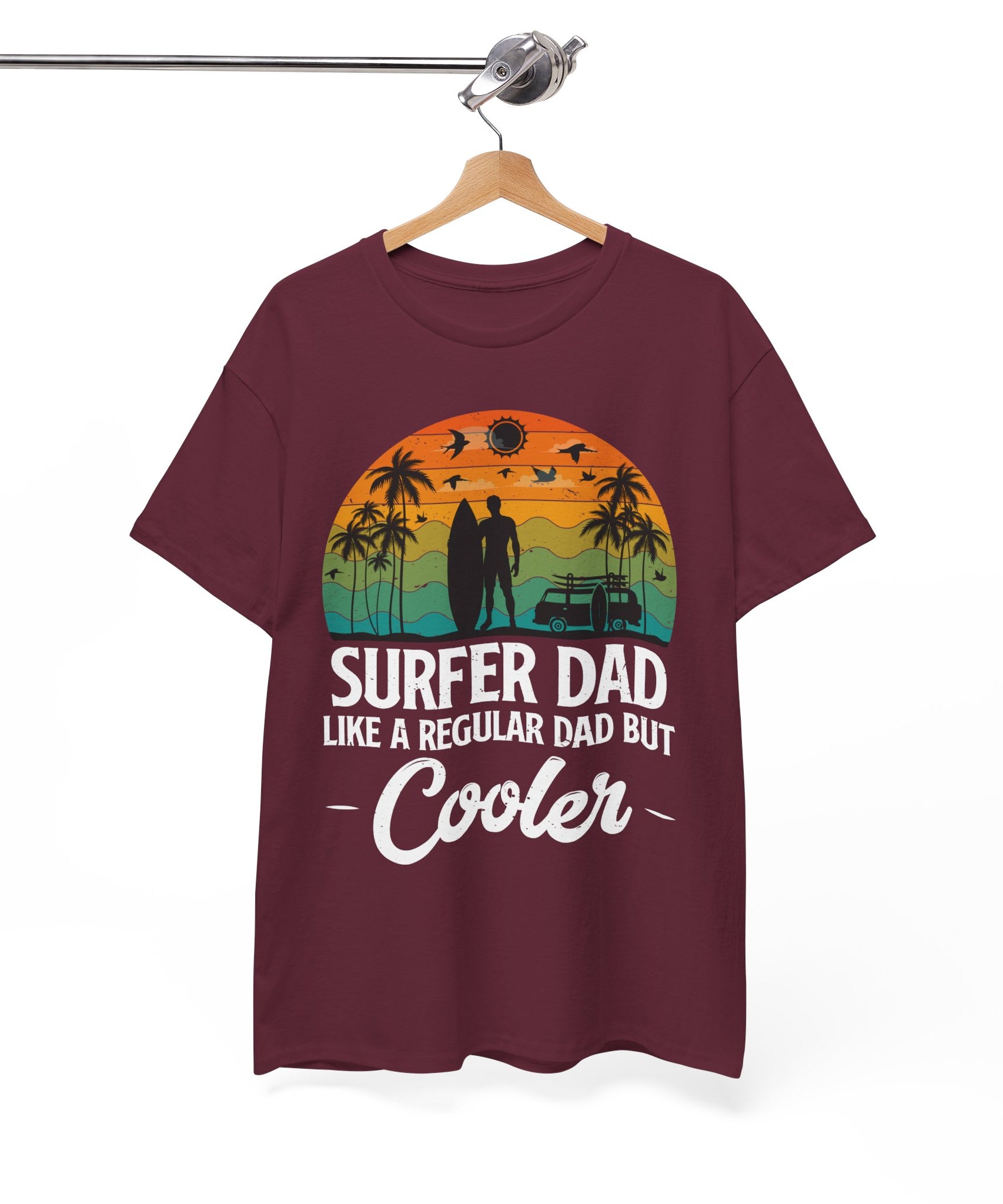 Vintage Surf Van & Palm Tree T-Shirt | Gallory Hive