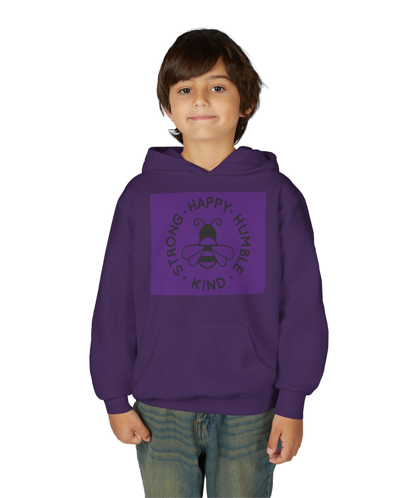 Unisex Kid's "Strong Happy Humble Kind" Hoodie