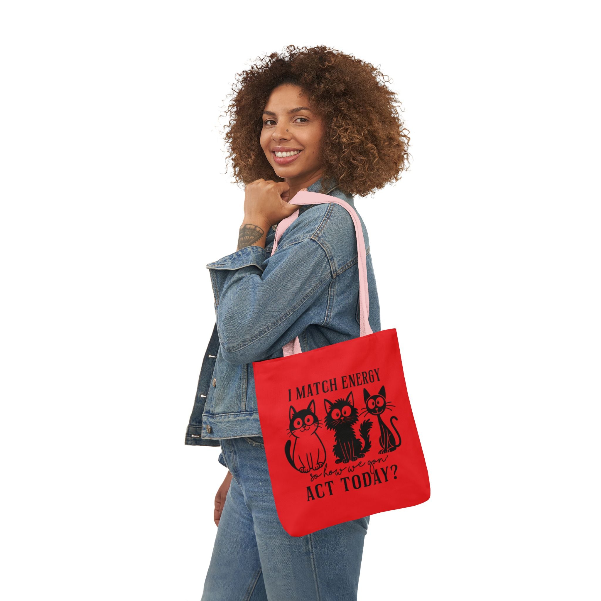 Cute Red Canvas Tote – Reusable Bag