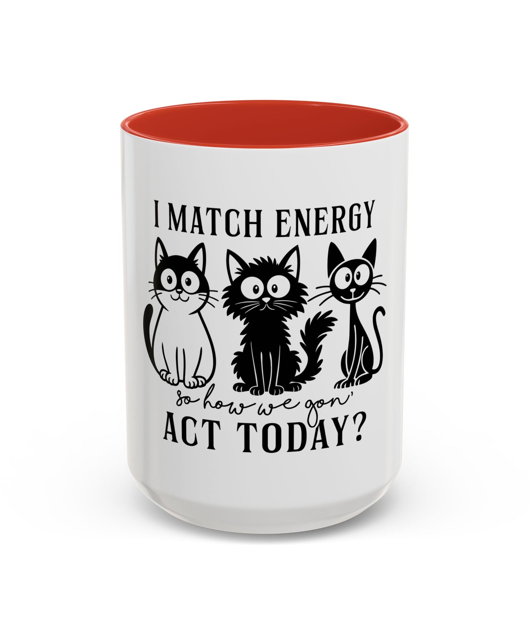 Quirky Cat Coffee Mug, Fun Kitty Mug for Cat Lovers, Gift for Pet Owners, Unique Cat-Themed Drinkware, Cute Cat Lover Present