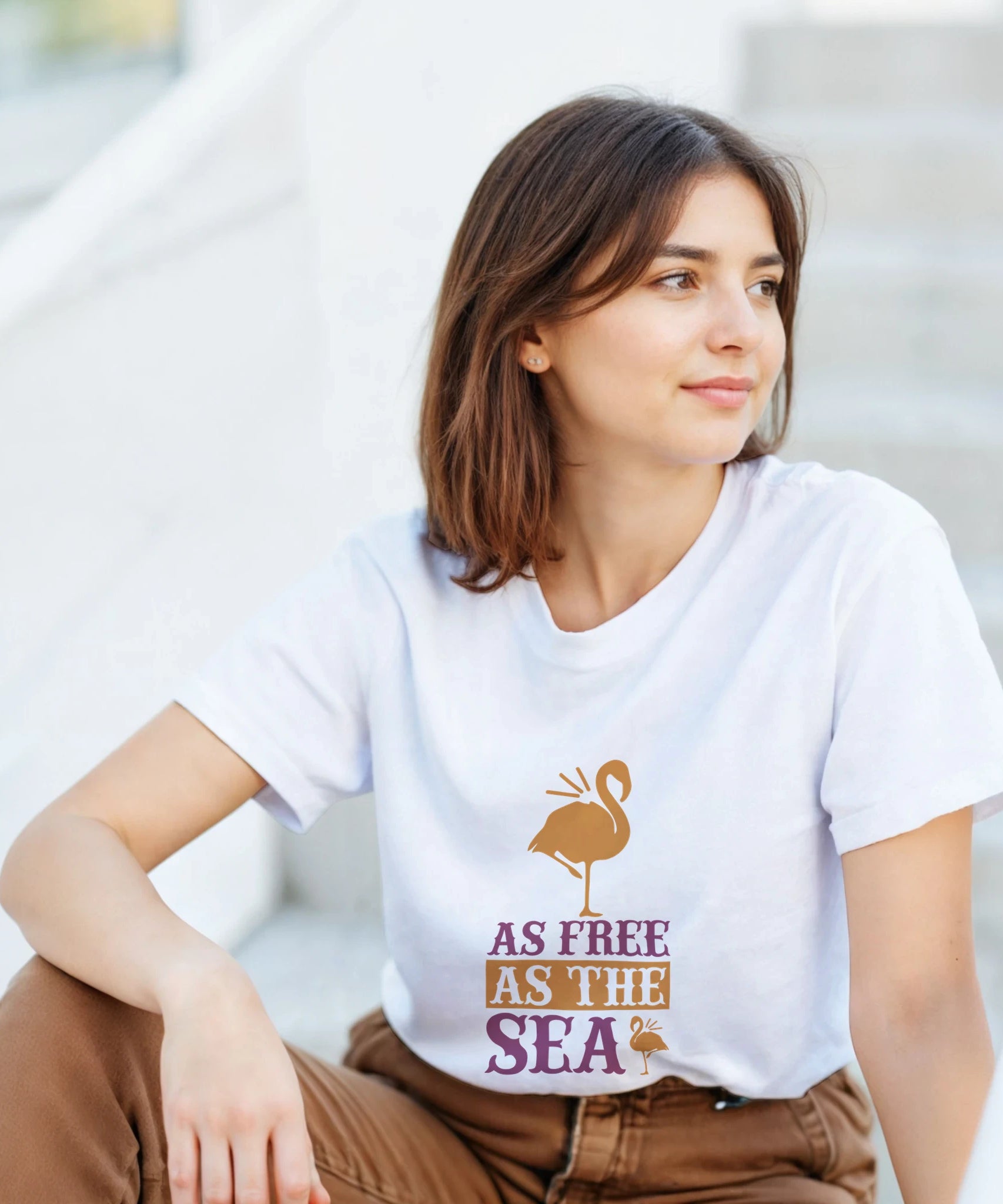 Unisex Flamingo T-Shirt – Funny Beach Vibes | Gallory Hive