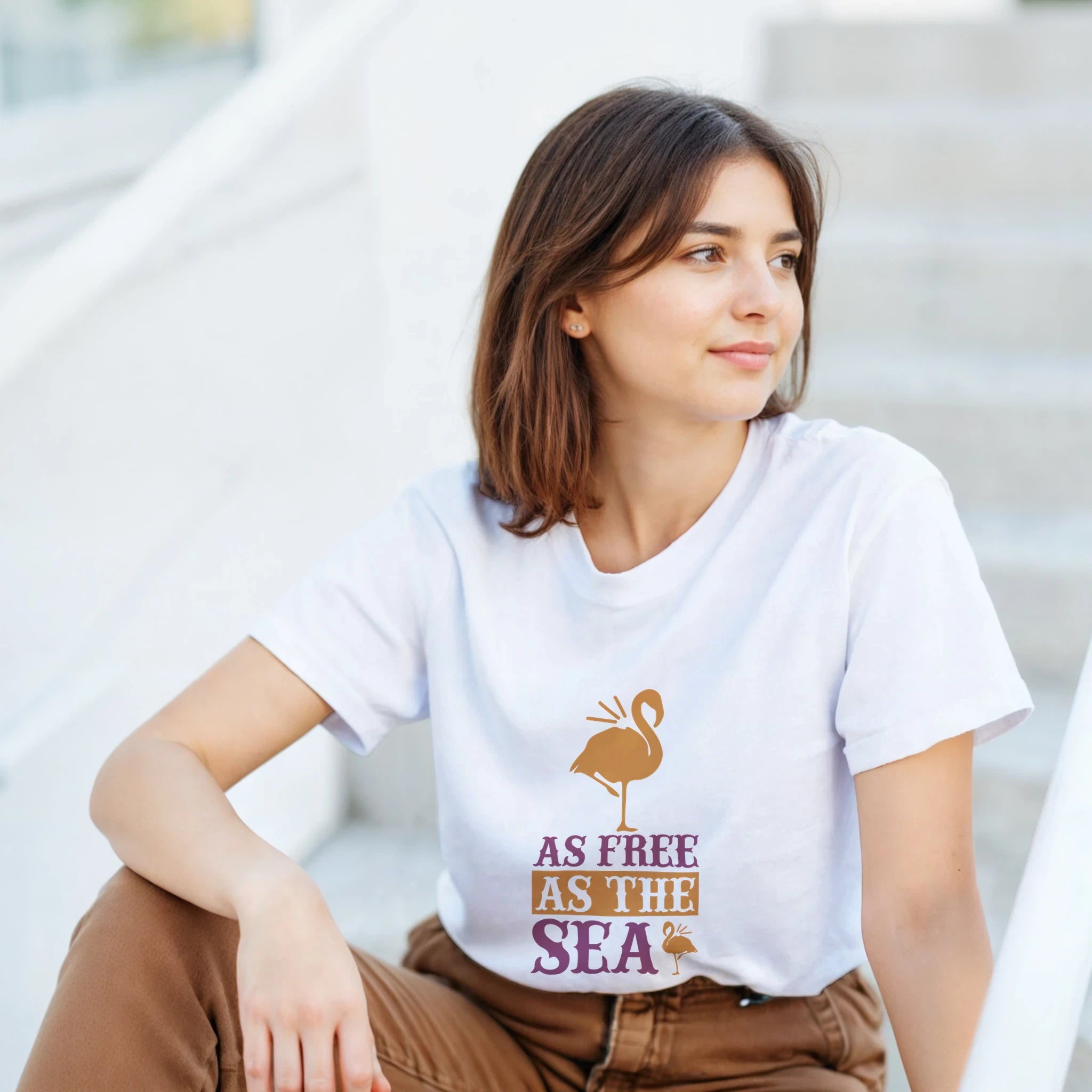 Unisex Flamingo T-Shirt – Funny Beach Vibes | Gallory Hive