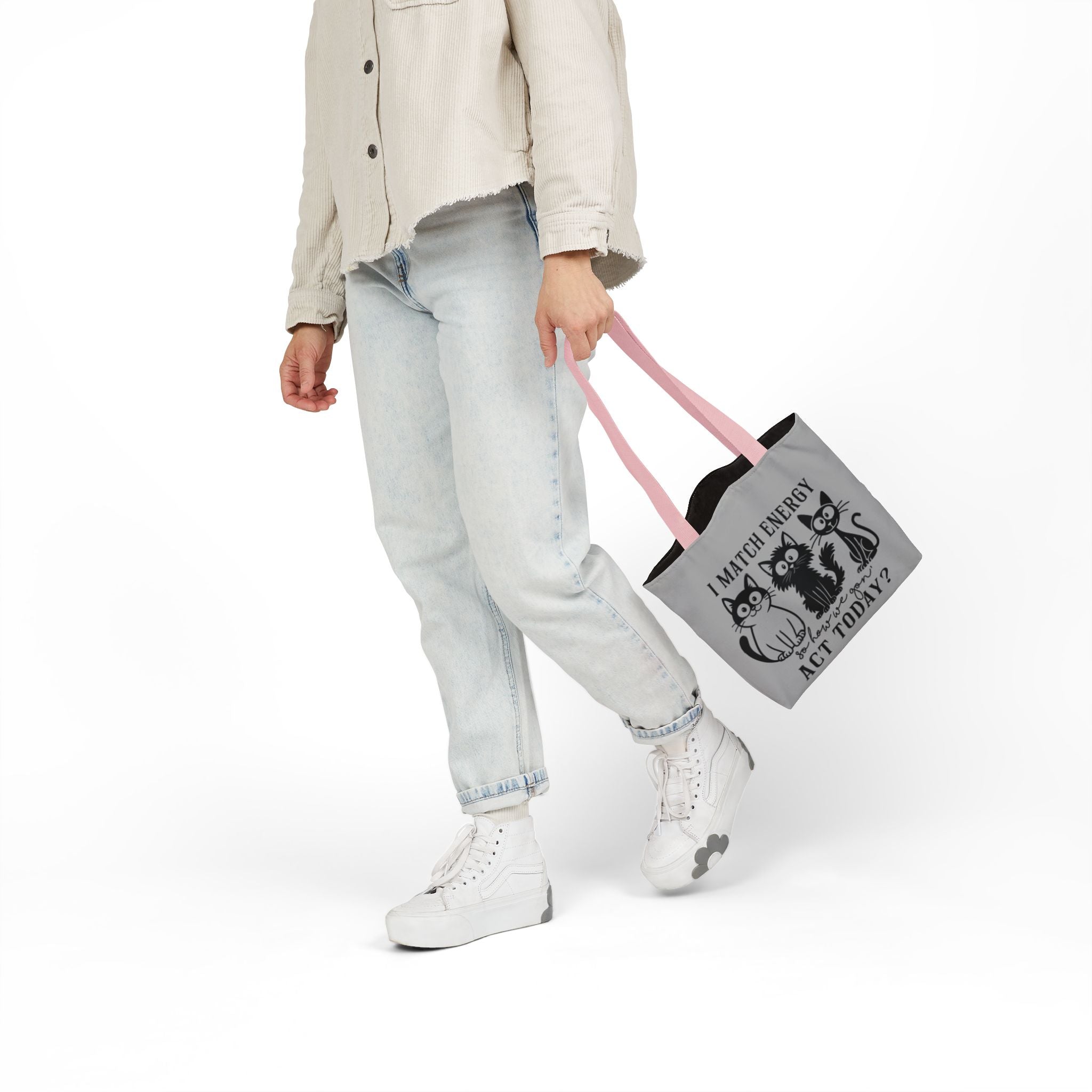 Gift for Cat Lovers – Light Grey Tote Bag