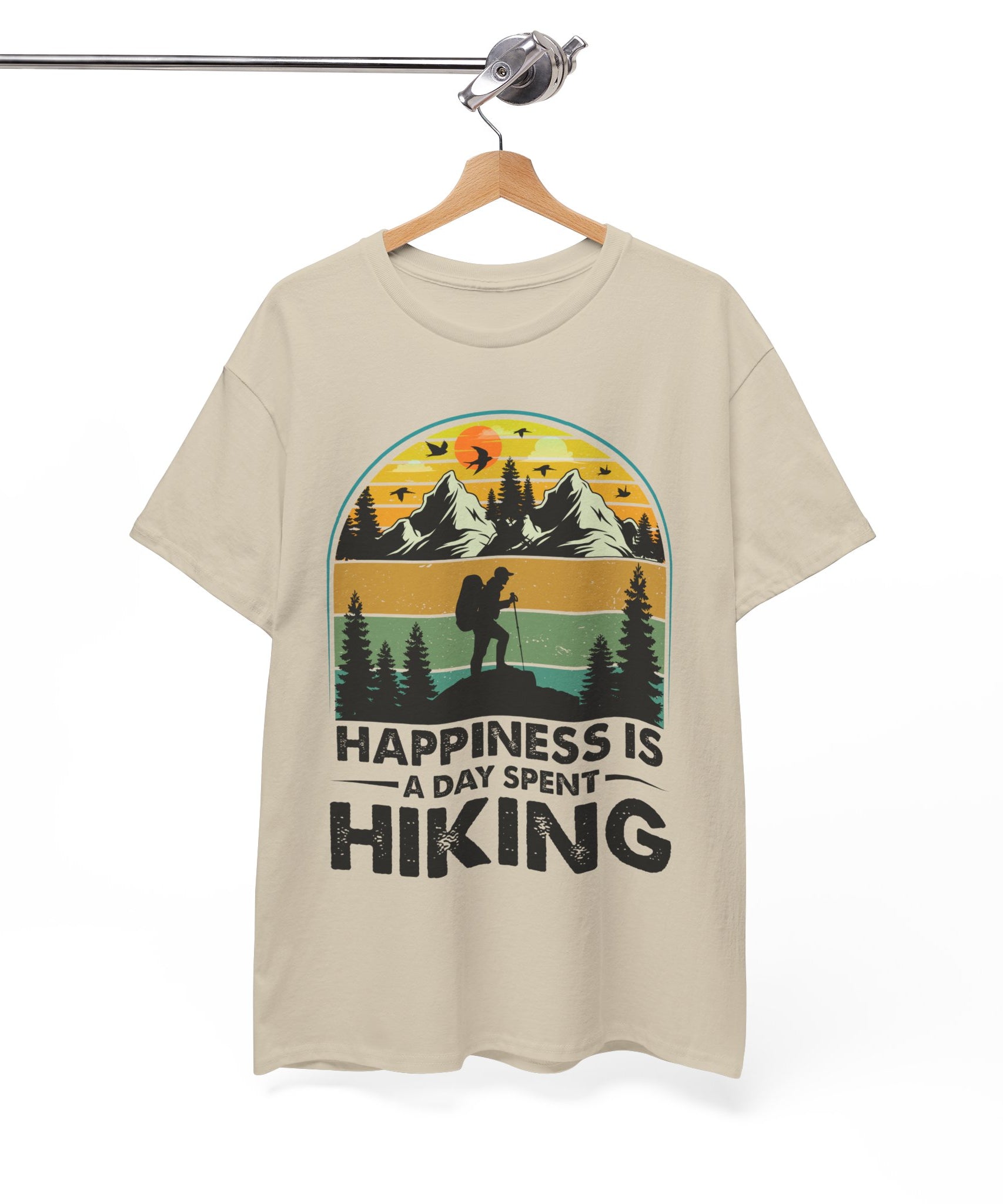 Vintage Hiker Sunset Mountain Tee | Gallory Hive