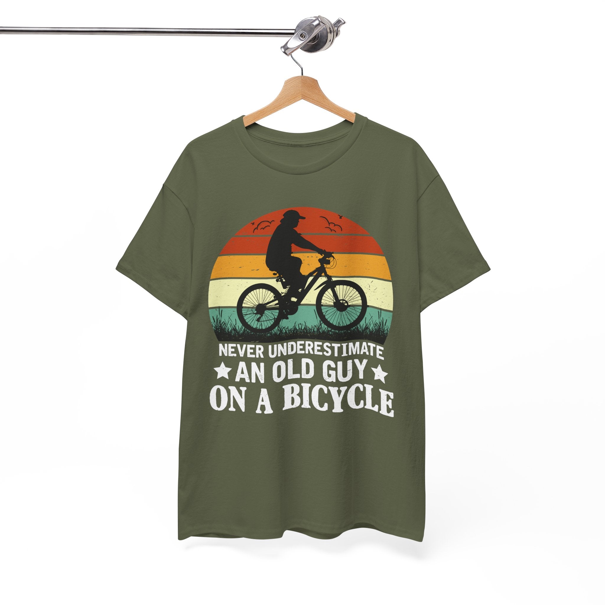Retro Old Guy On Bicycle Shirt | Gallory Hive
