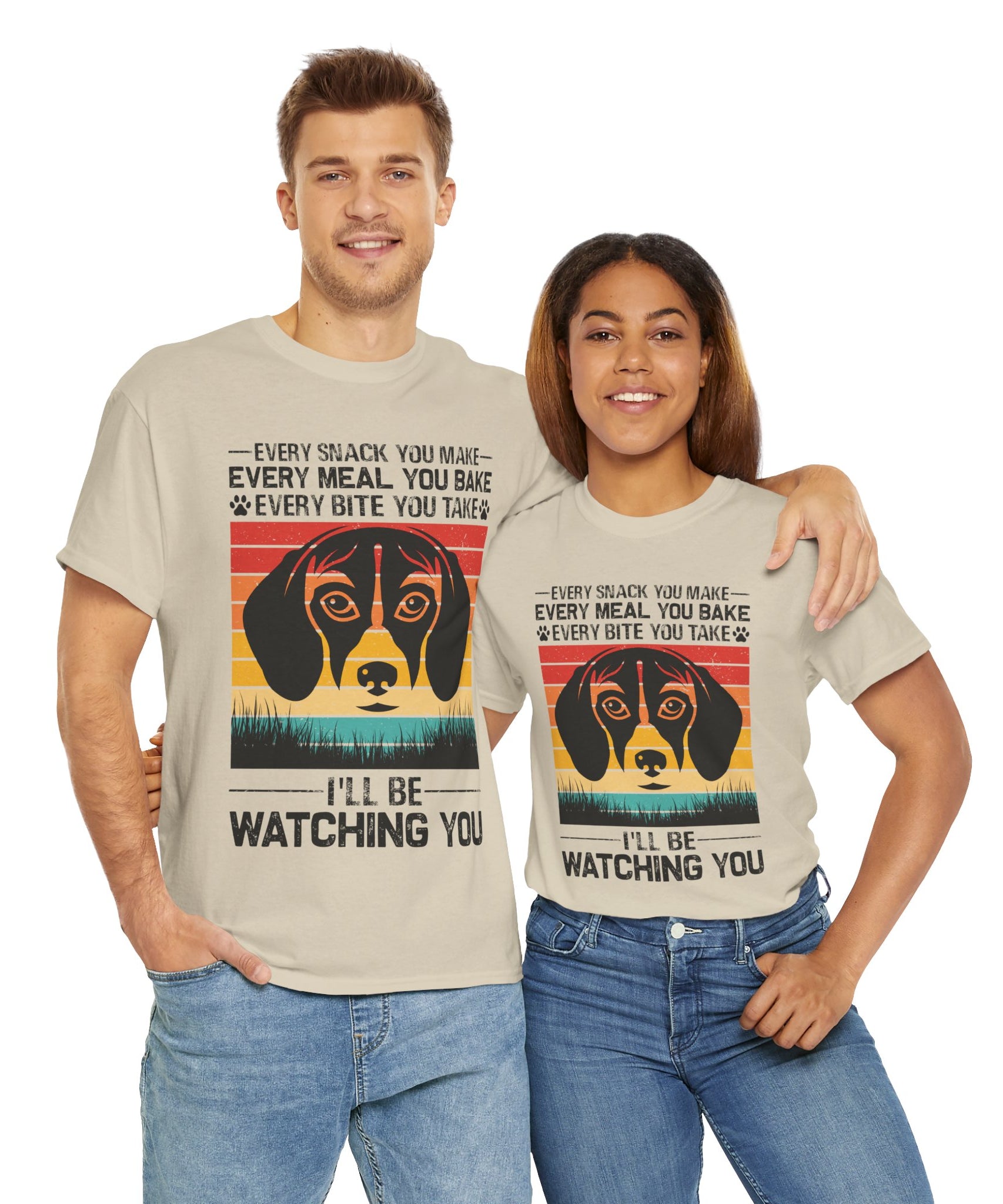 Vintage Dog Shirt – Bold Beagle Face