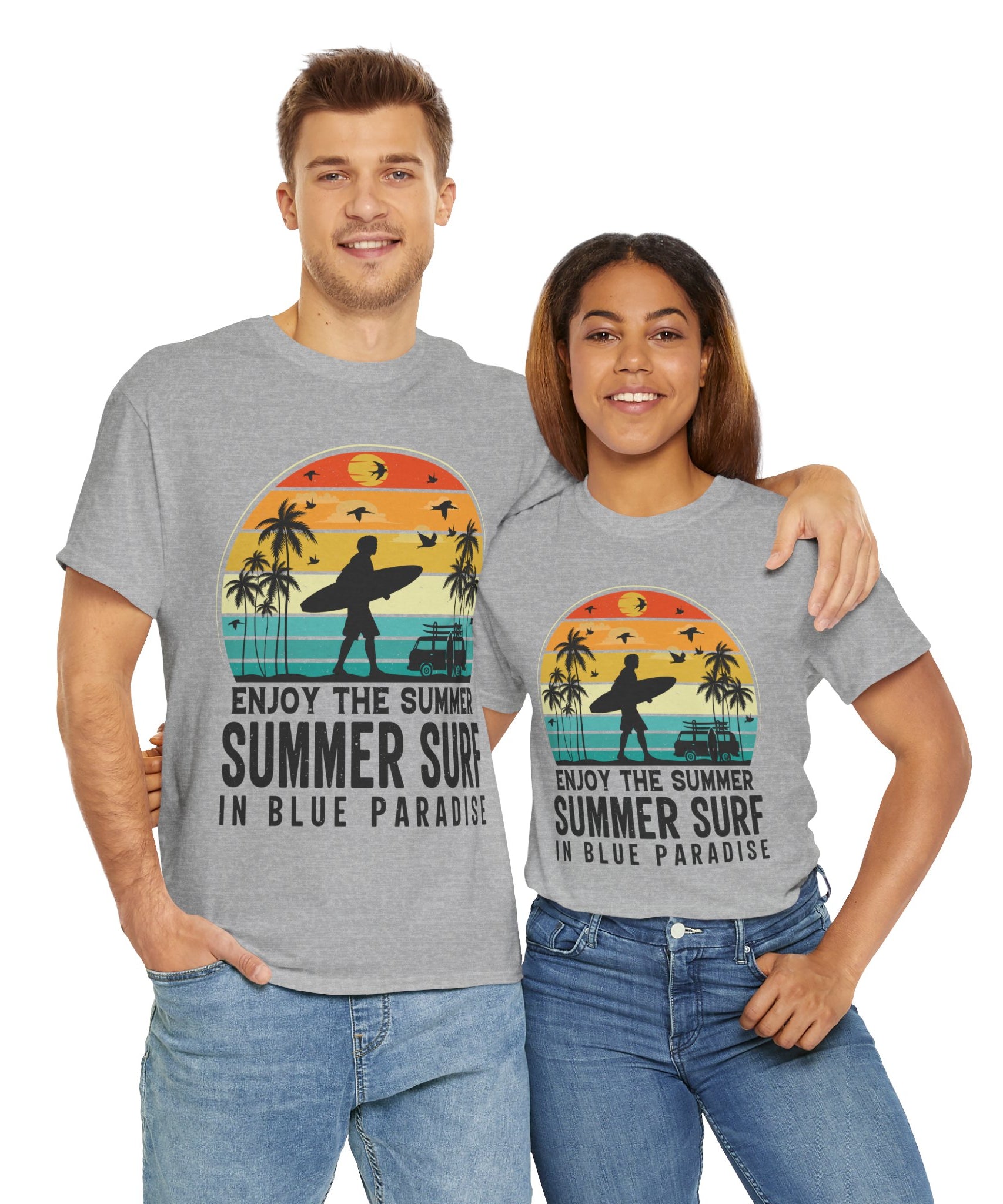 Summer Surf Van Sunset Shirt