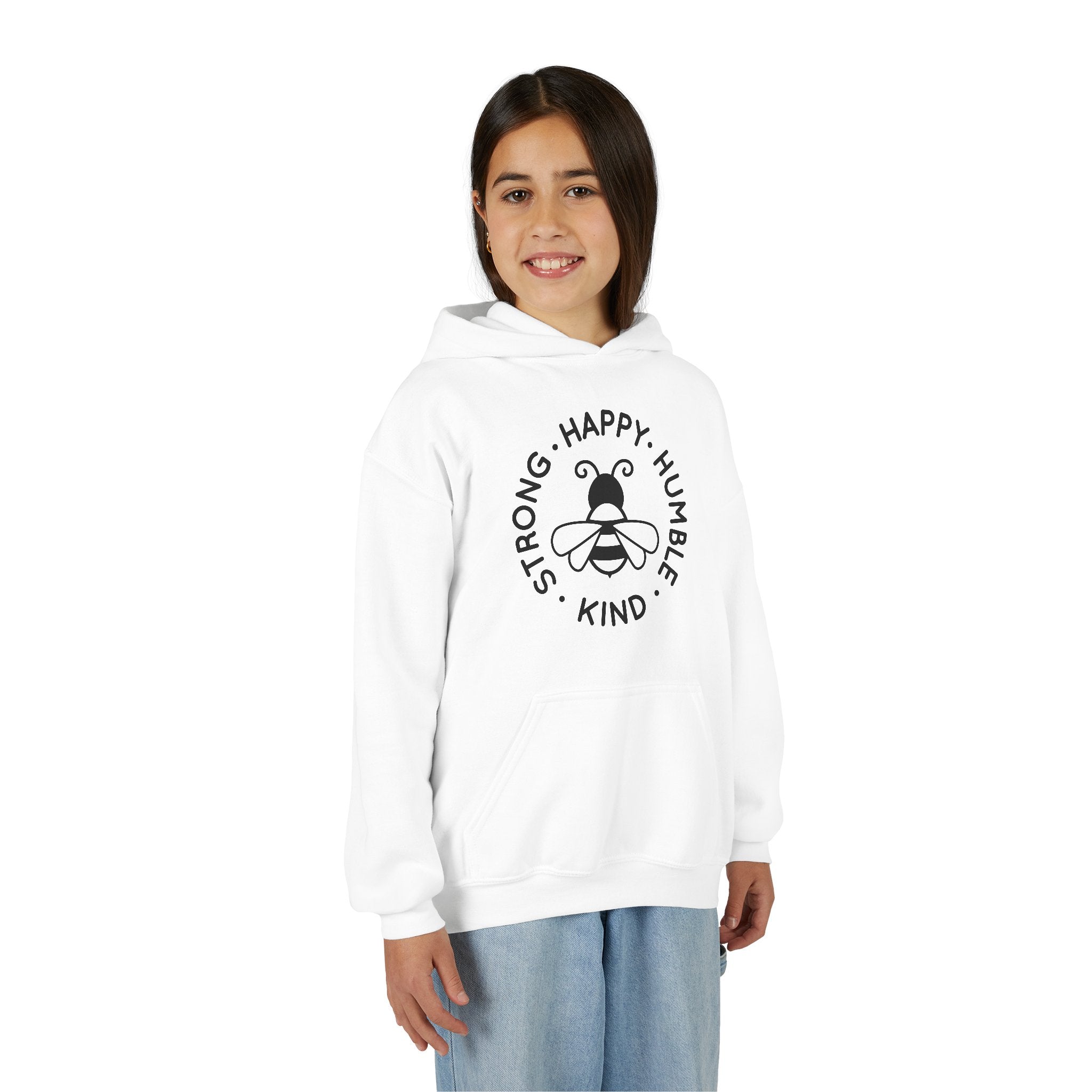 Unisex Kid's "Strong Happy Humble Kind" Hoodie