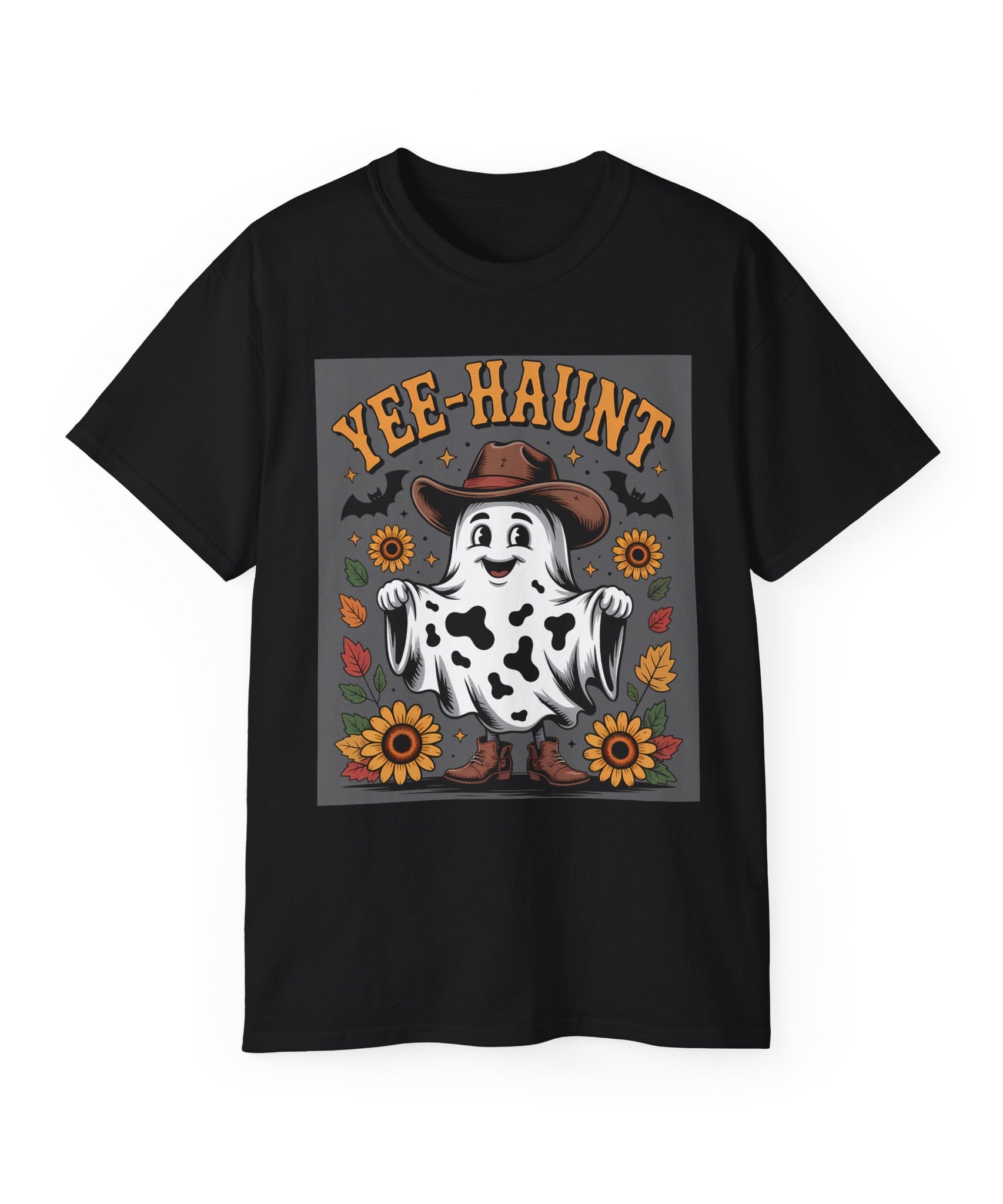 Spooky Style Cowboy Ghost T-Shirt | Gallory Hive