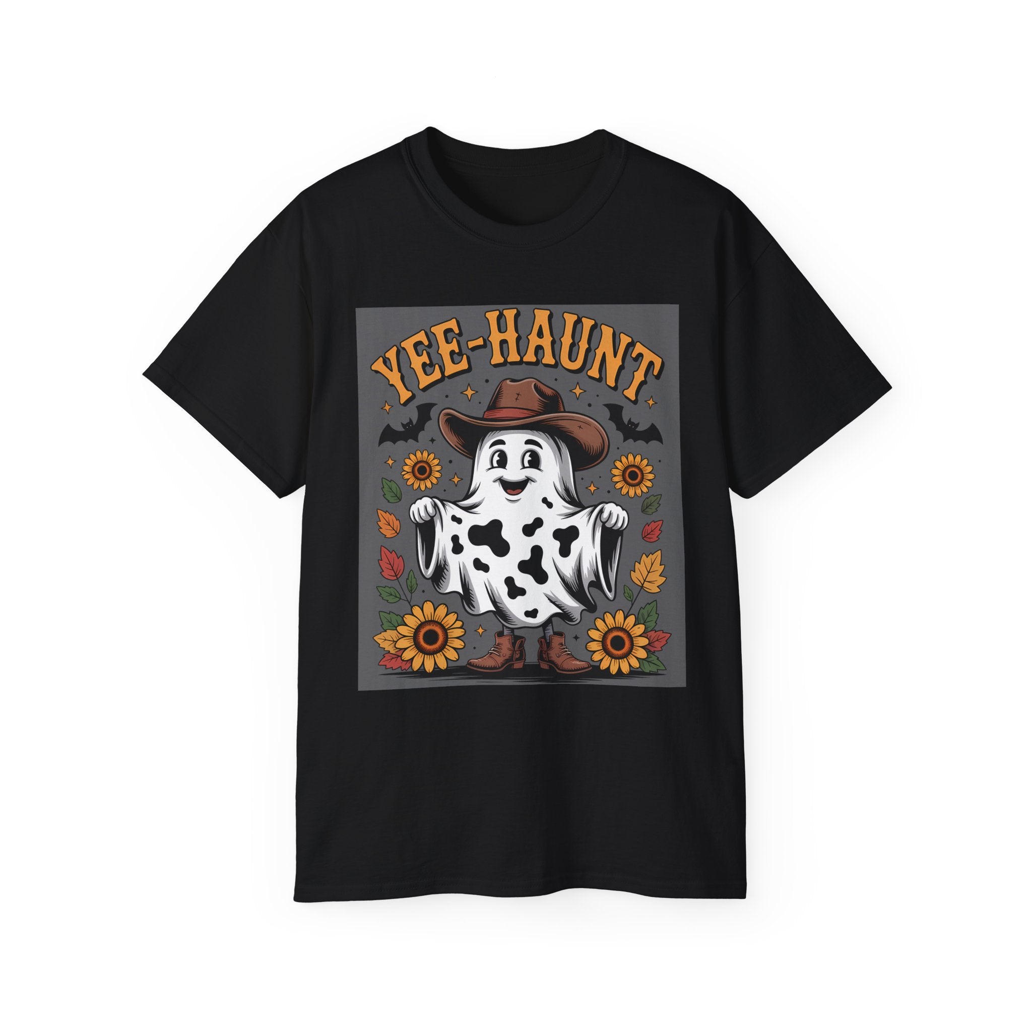 Spooky Style Cowboy Ghost T-Shirt | Gallory Hive