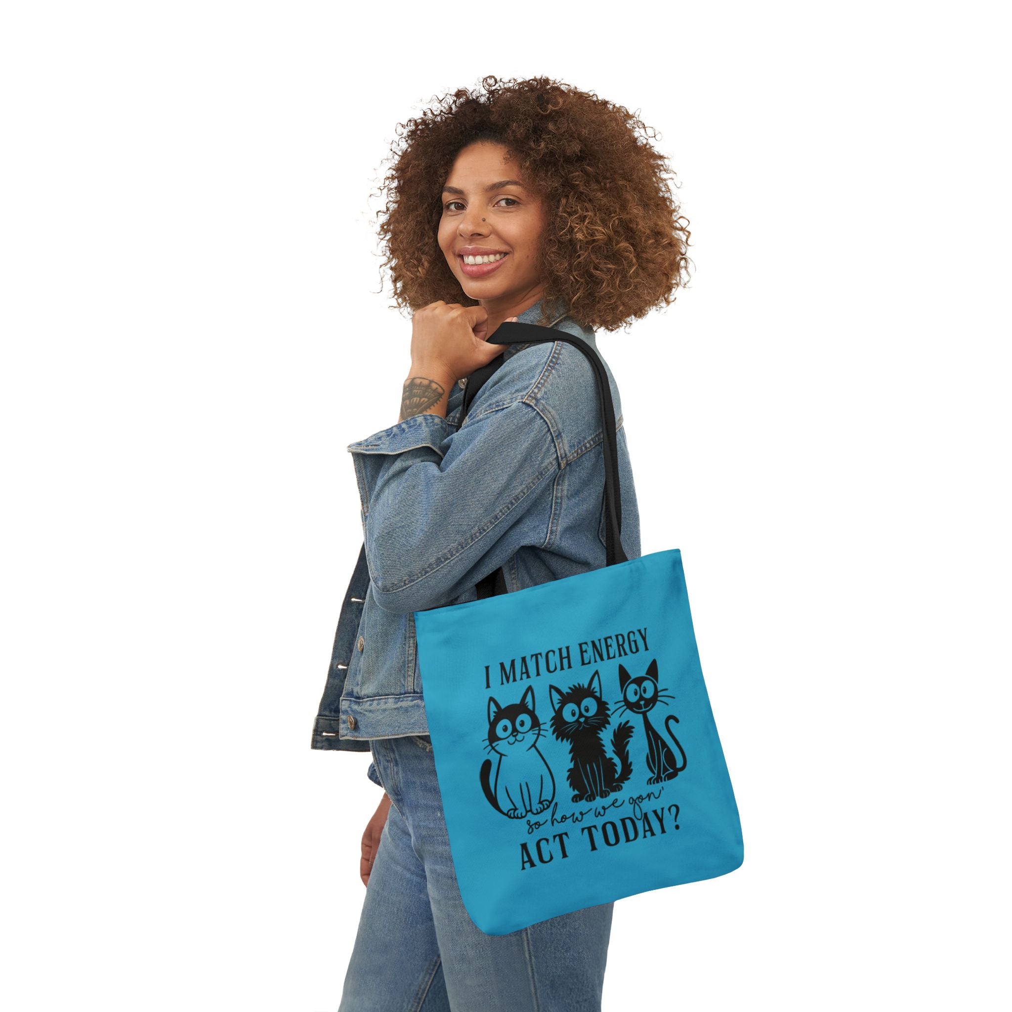 Cute Turquoise Canvas Tote – Reusable Bag | Gallory Hive