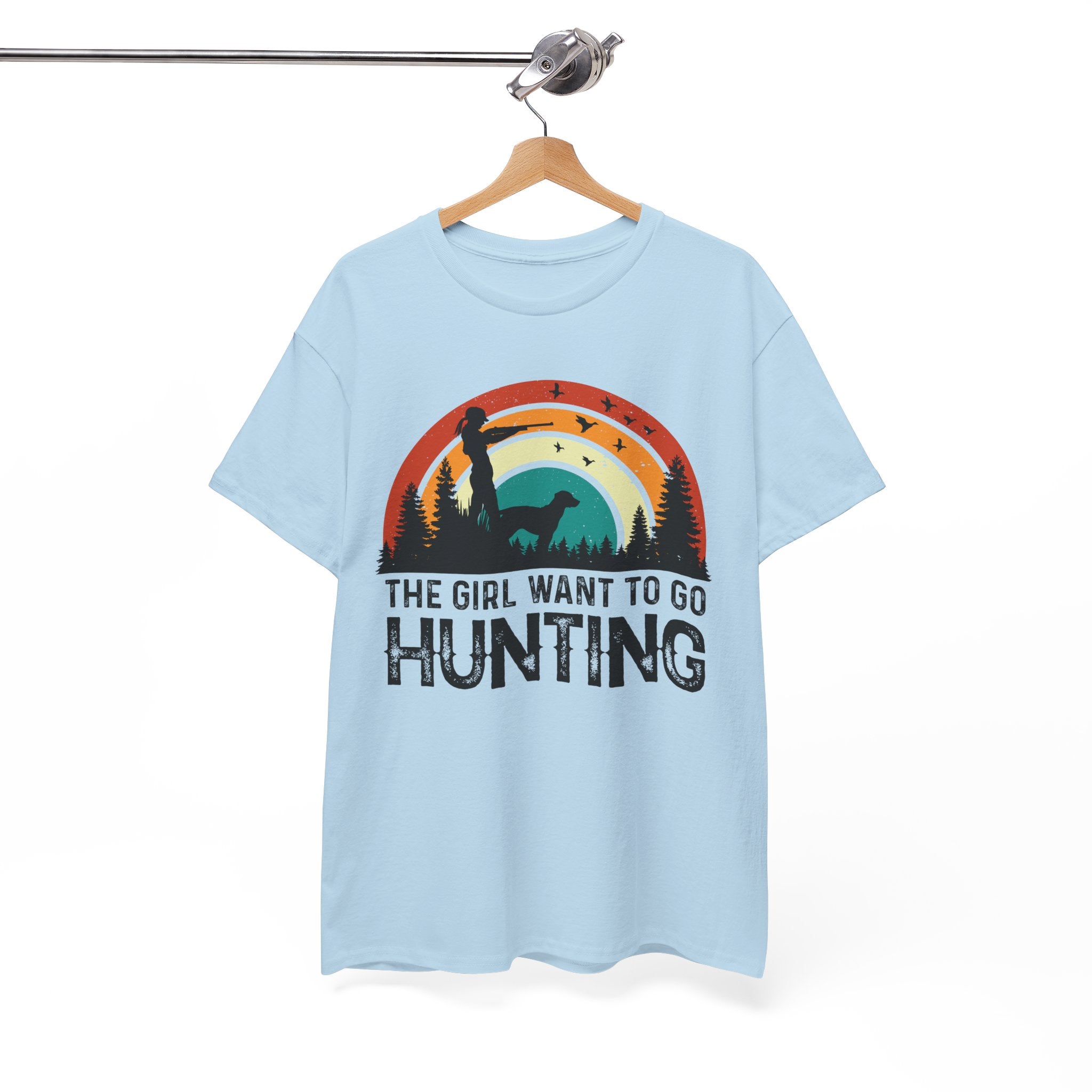 Retro Hunter Shirt – Birds & Pines