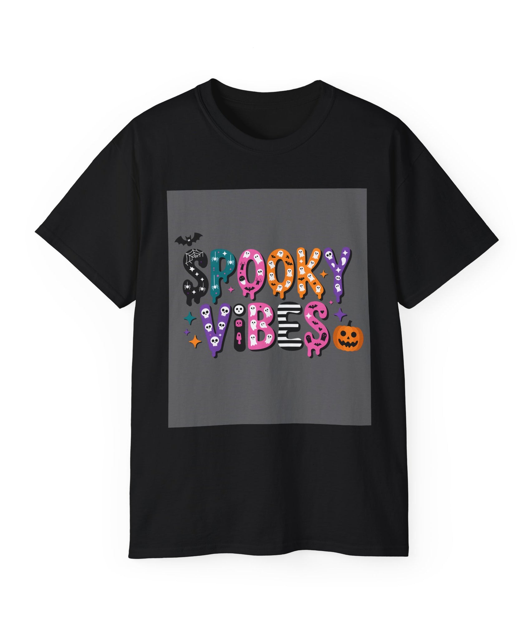 Halloween Spooky Vibes Graphic Tee | Gallory Hive