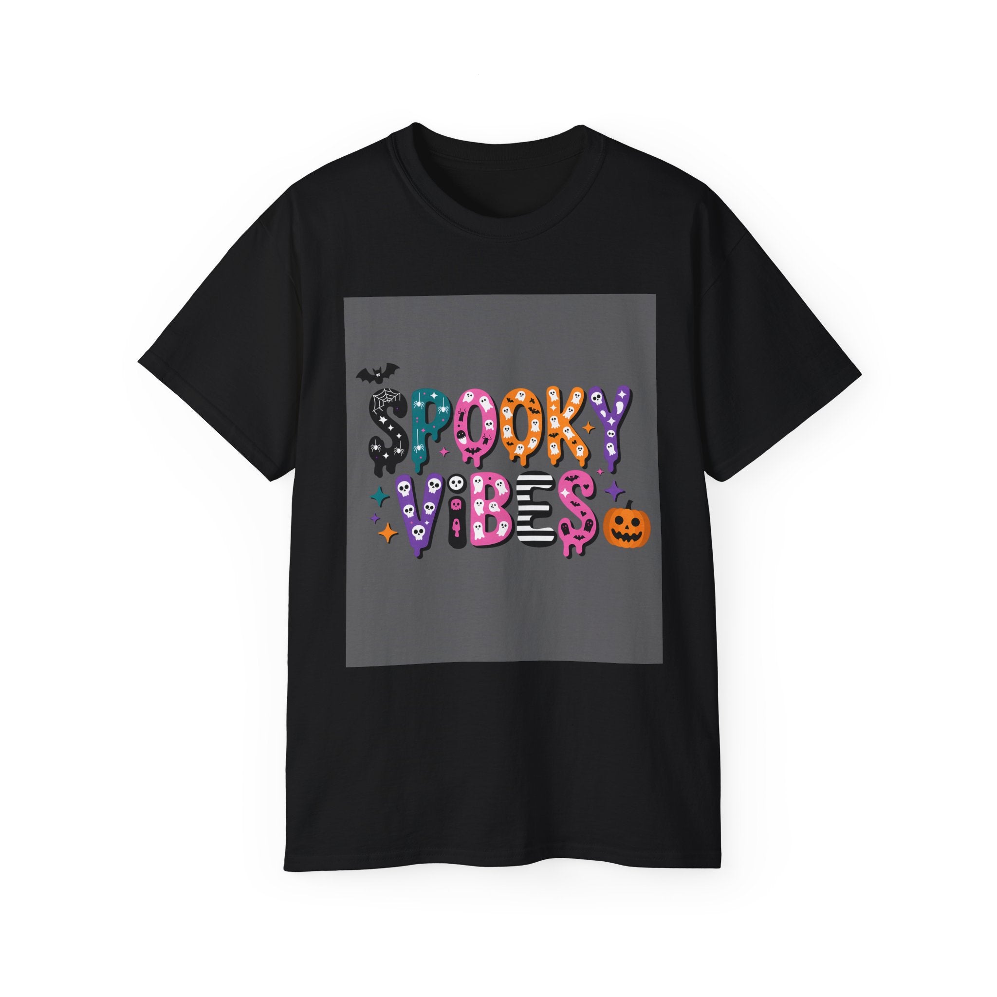 Halloween Spooky Vibes Graphic Tee | Gallory Hive