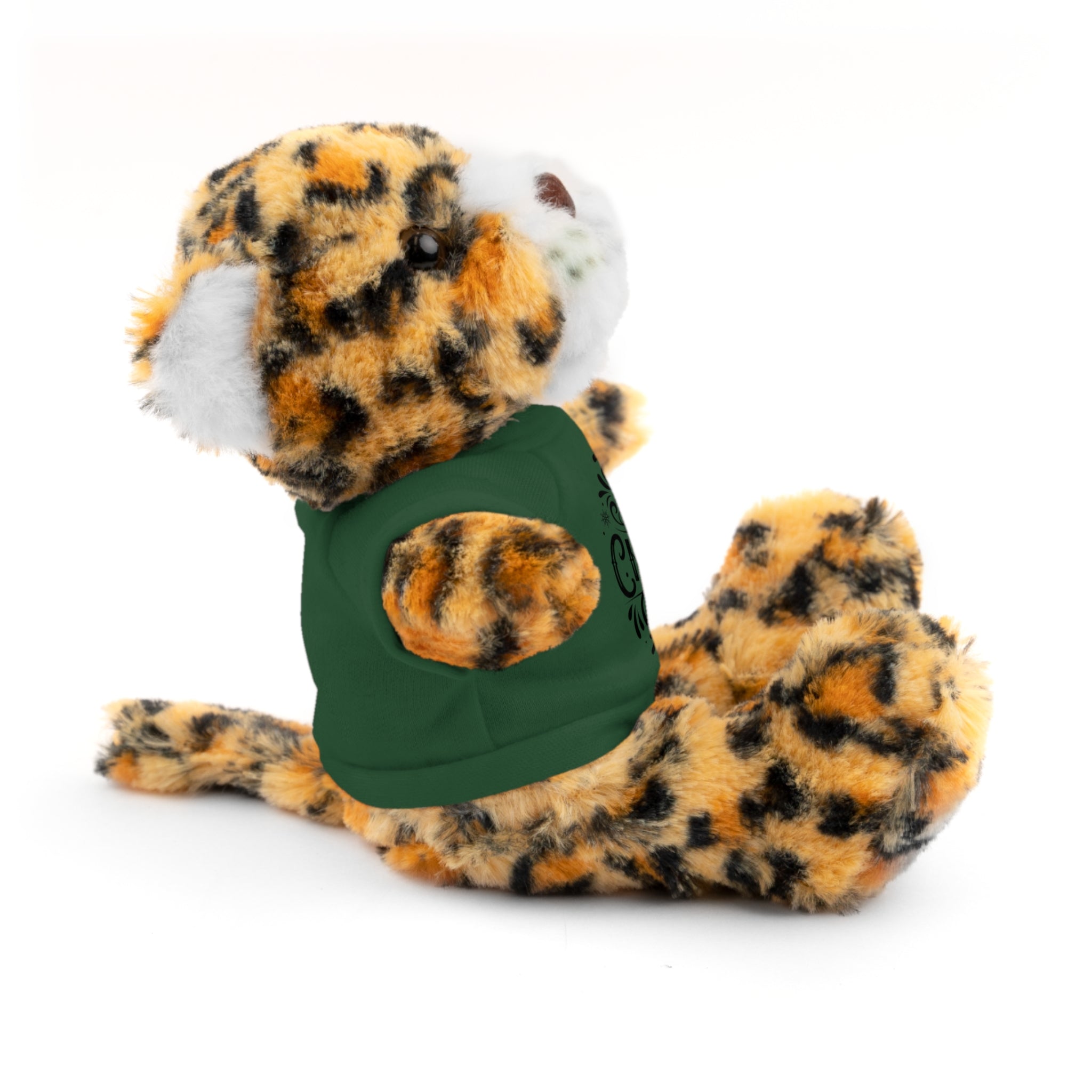 Festive Merry Christmas Stuffed Jaguar | Gallory Hive