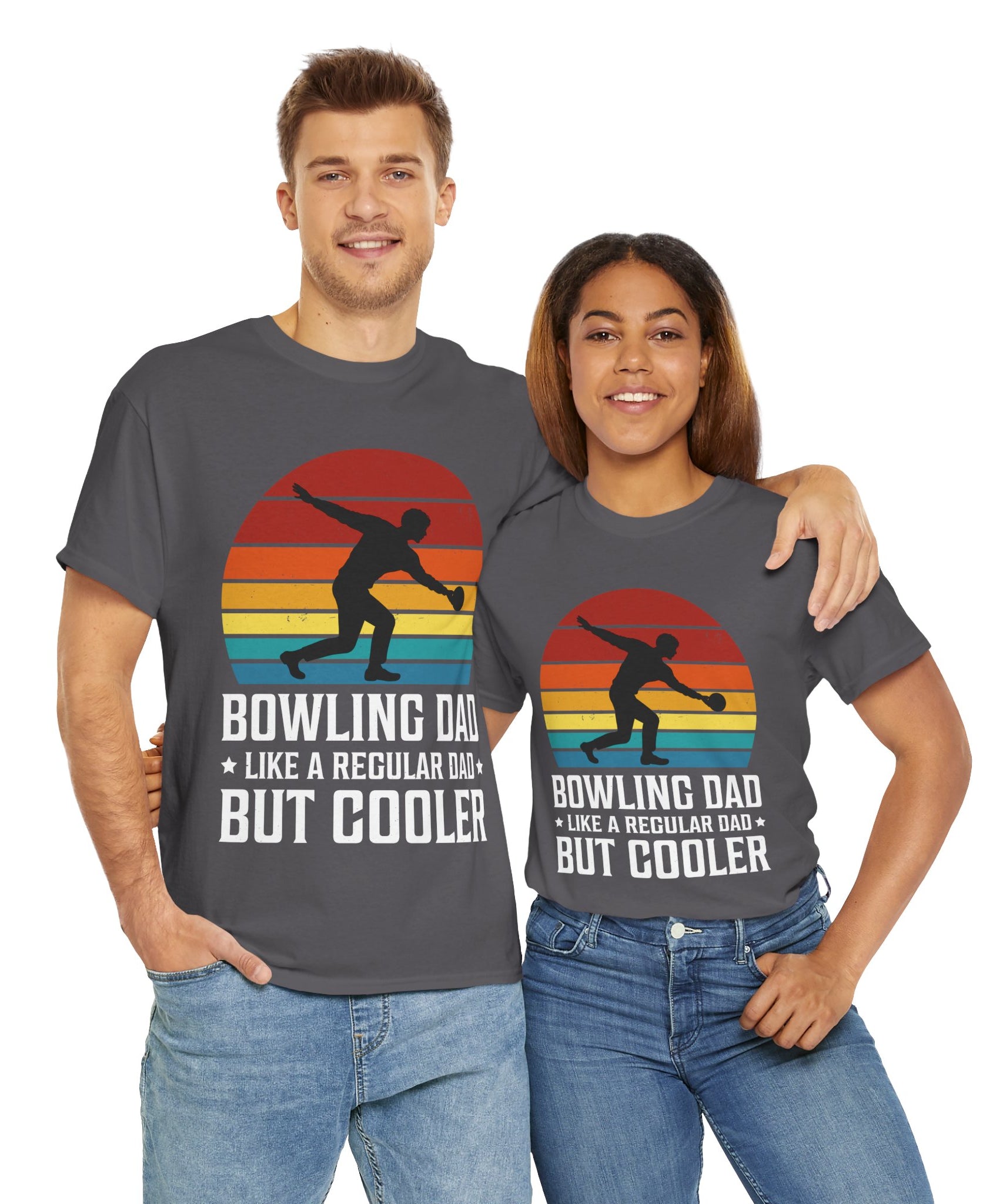 Retro Bowling Dad Tee - Unique Father's Day Gift