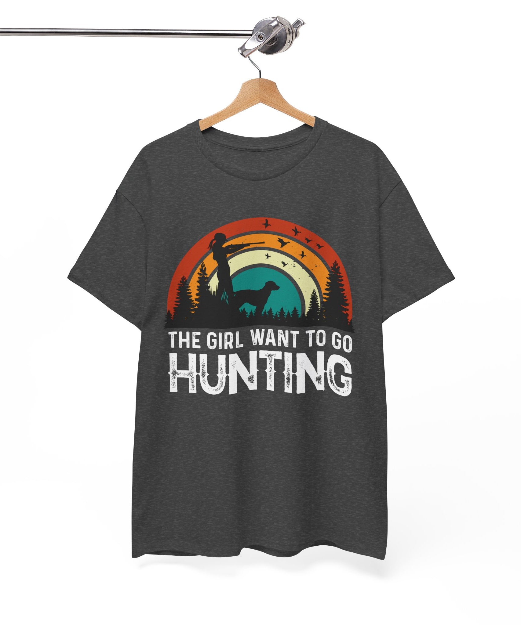 Retro Hunter Shirt – Birds & Pines | Gallory Hive