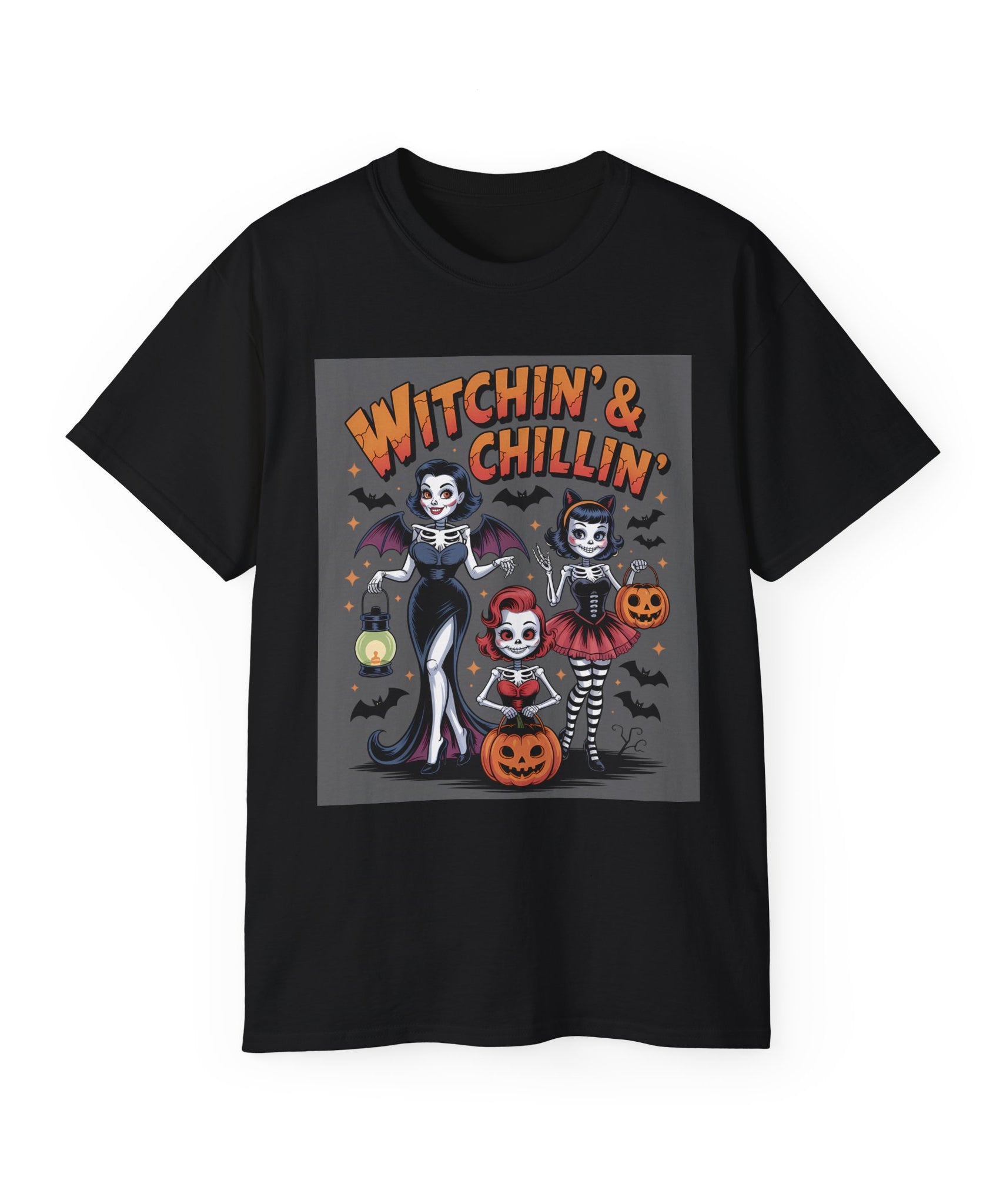 Retro Spooky Girls Halloween Tee | Gallory Hive