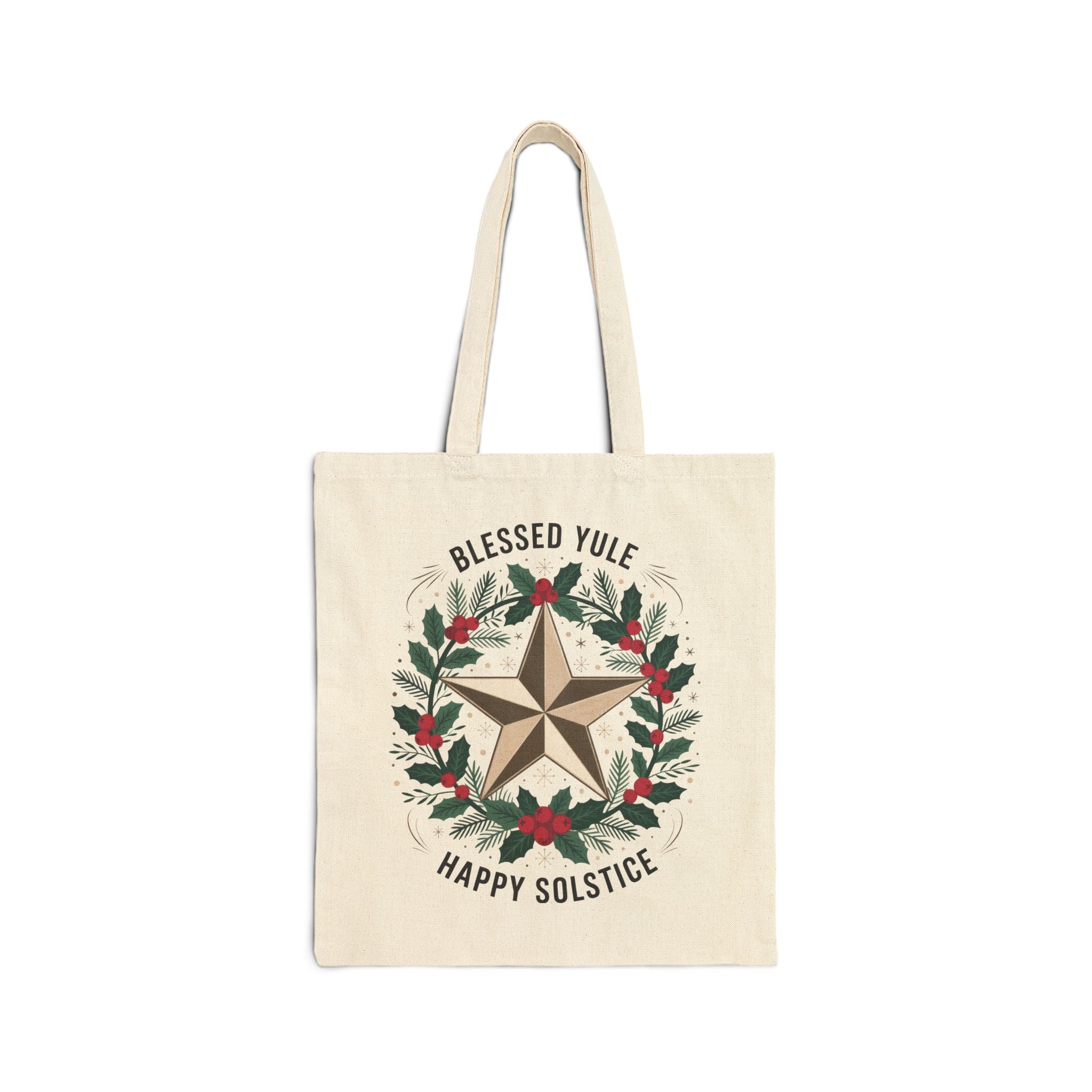 Blessed Yule Eco-Friendly Cotton Tote | Gallory Hive