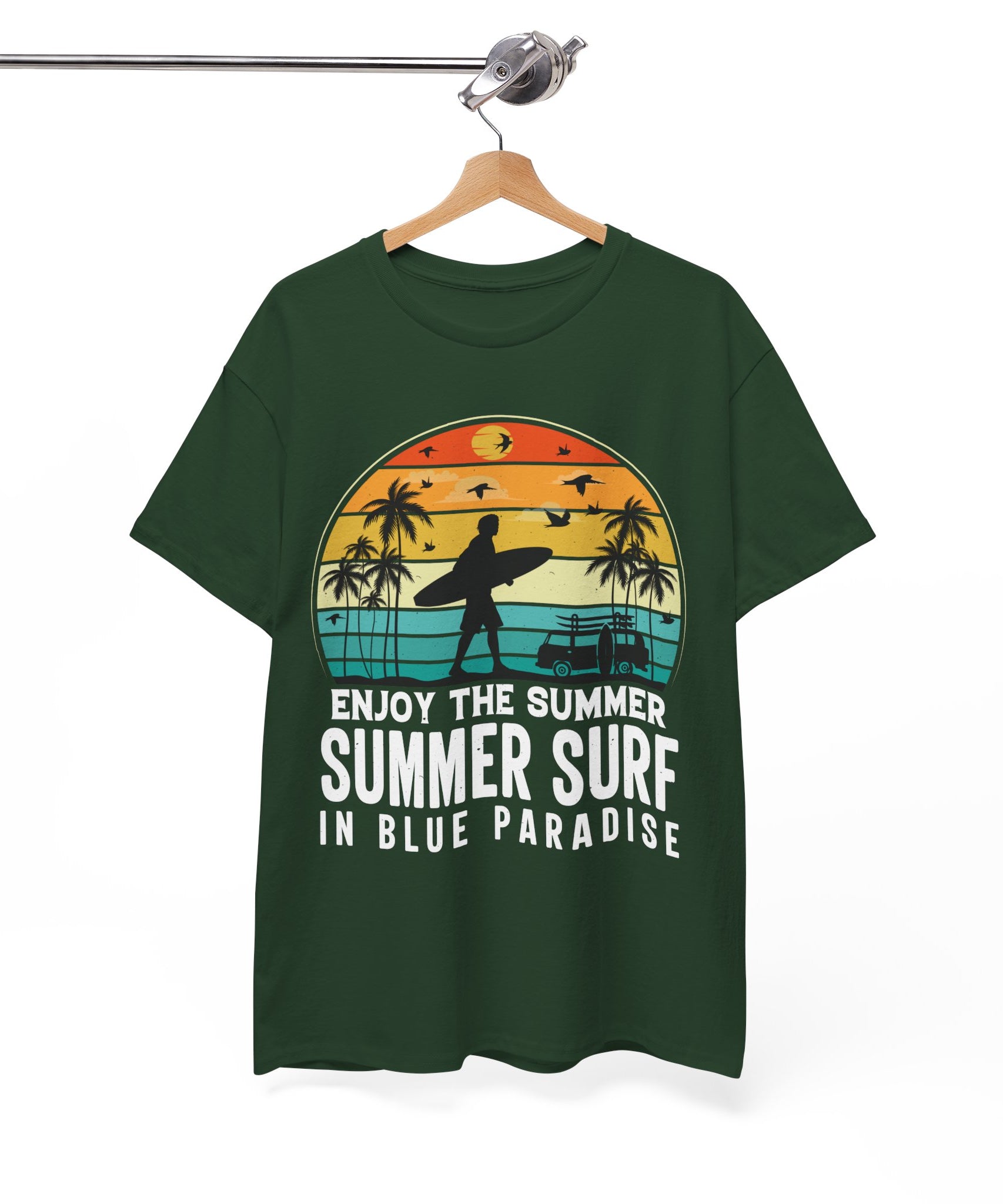 Summer Surf Van Sunset Shirt | Gallory Hive