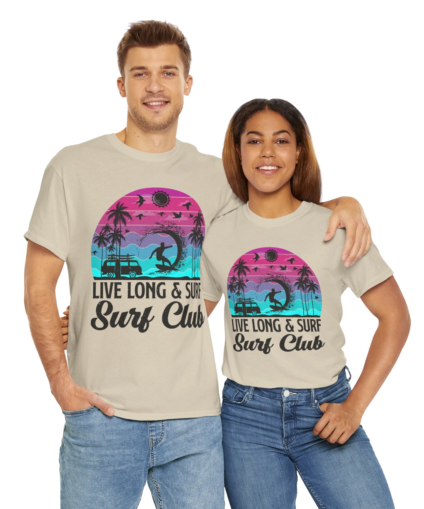 Surf Club Beach Sunset T-Shirt
