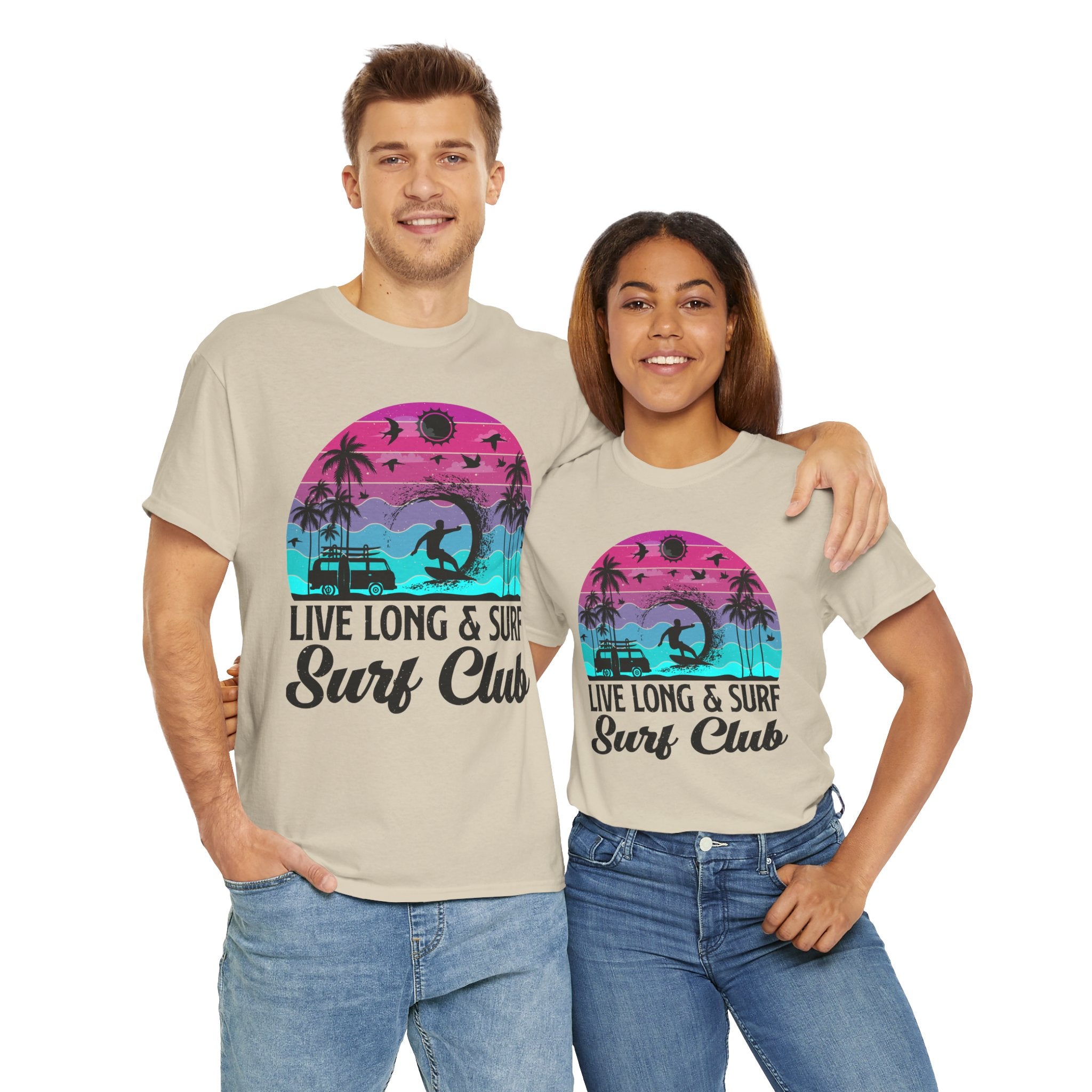 Surf Club Beach Sunset T-Shirt
