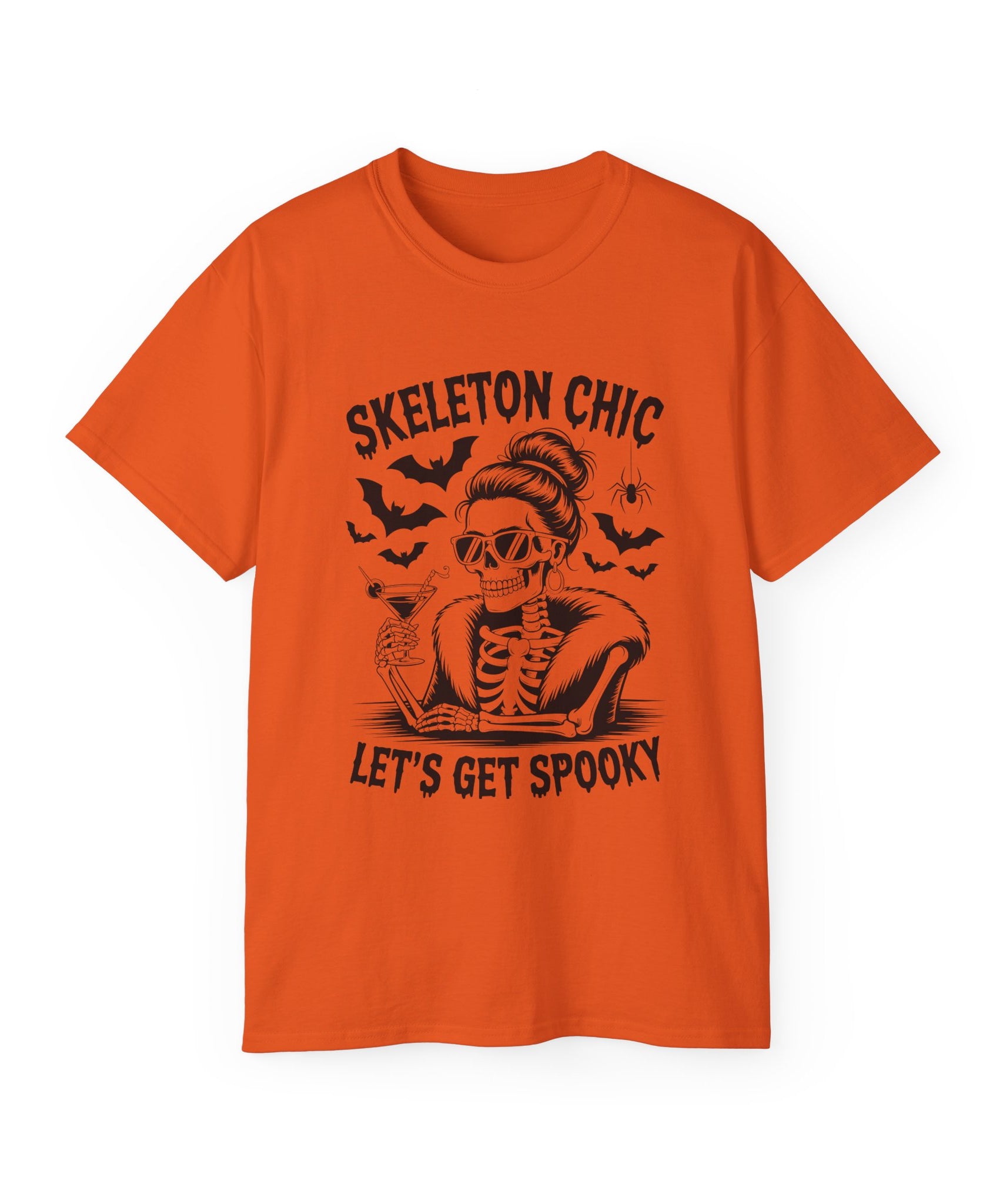 Vintage Rock Skeleton Halloween Shirt