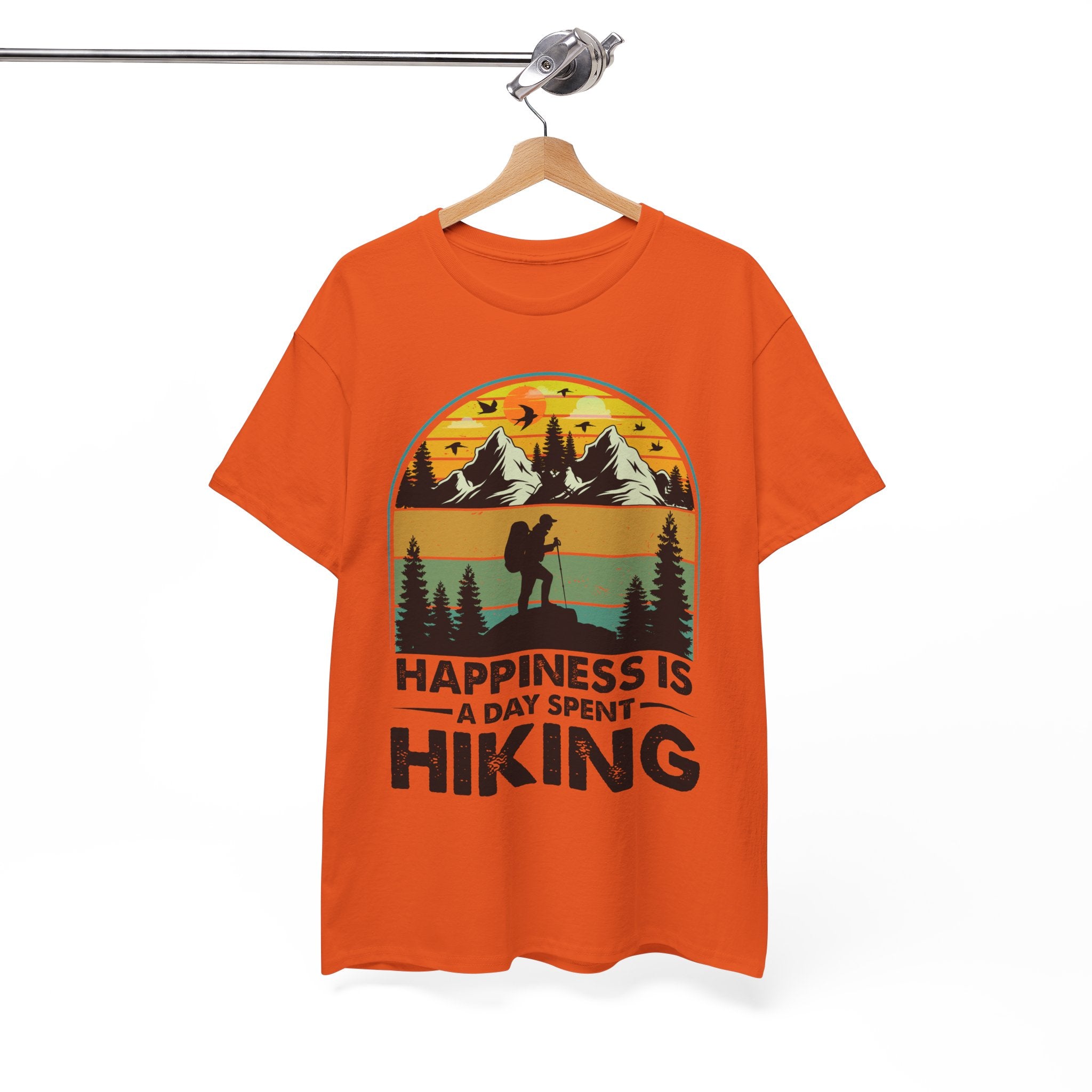 Vintage Hiker Sunset Mountain Tee