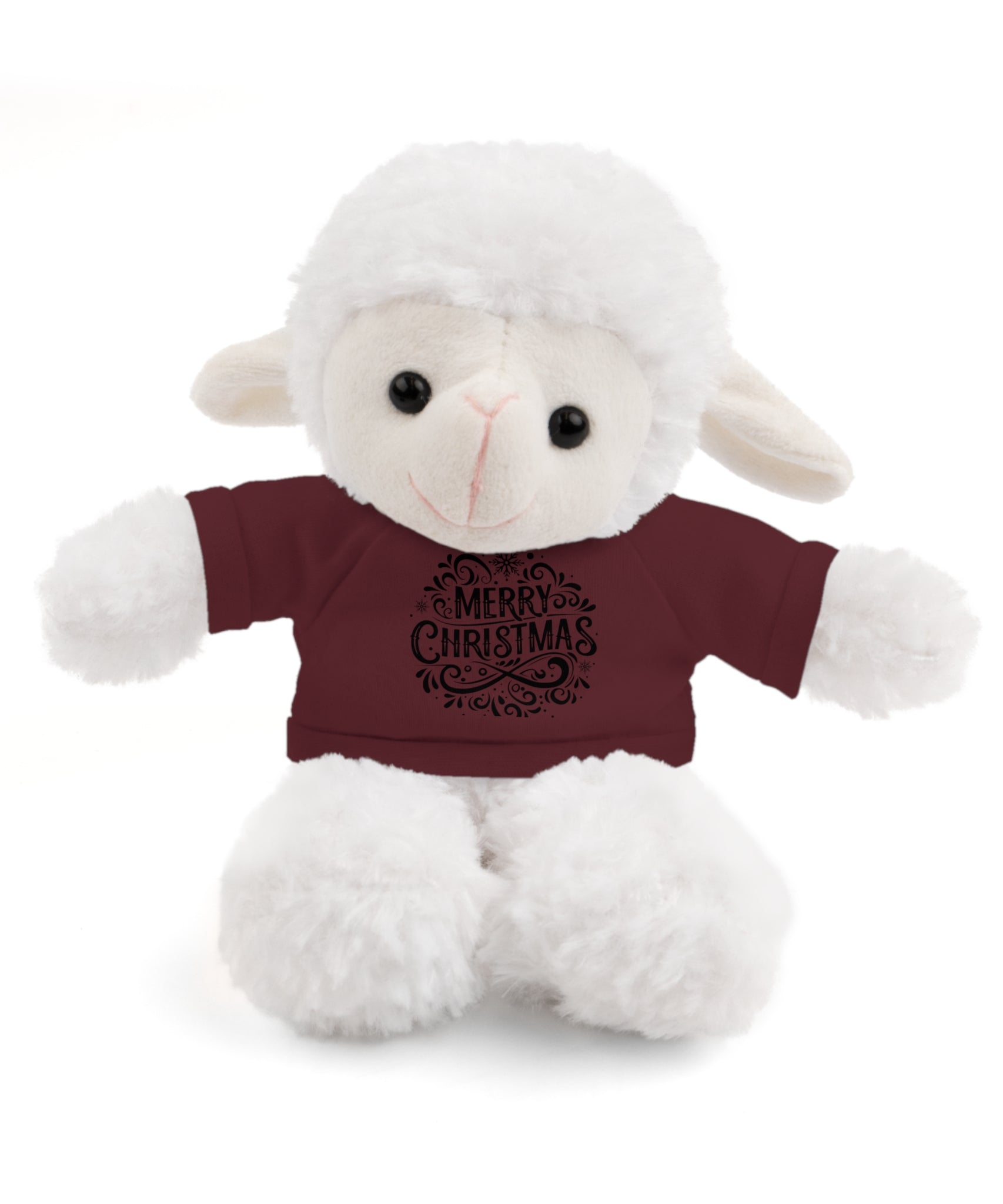 Festive Merry Christmas Stuffed Sheep | Gallory Hive