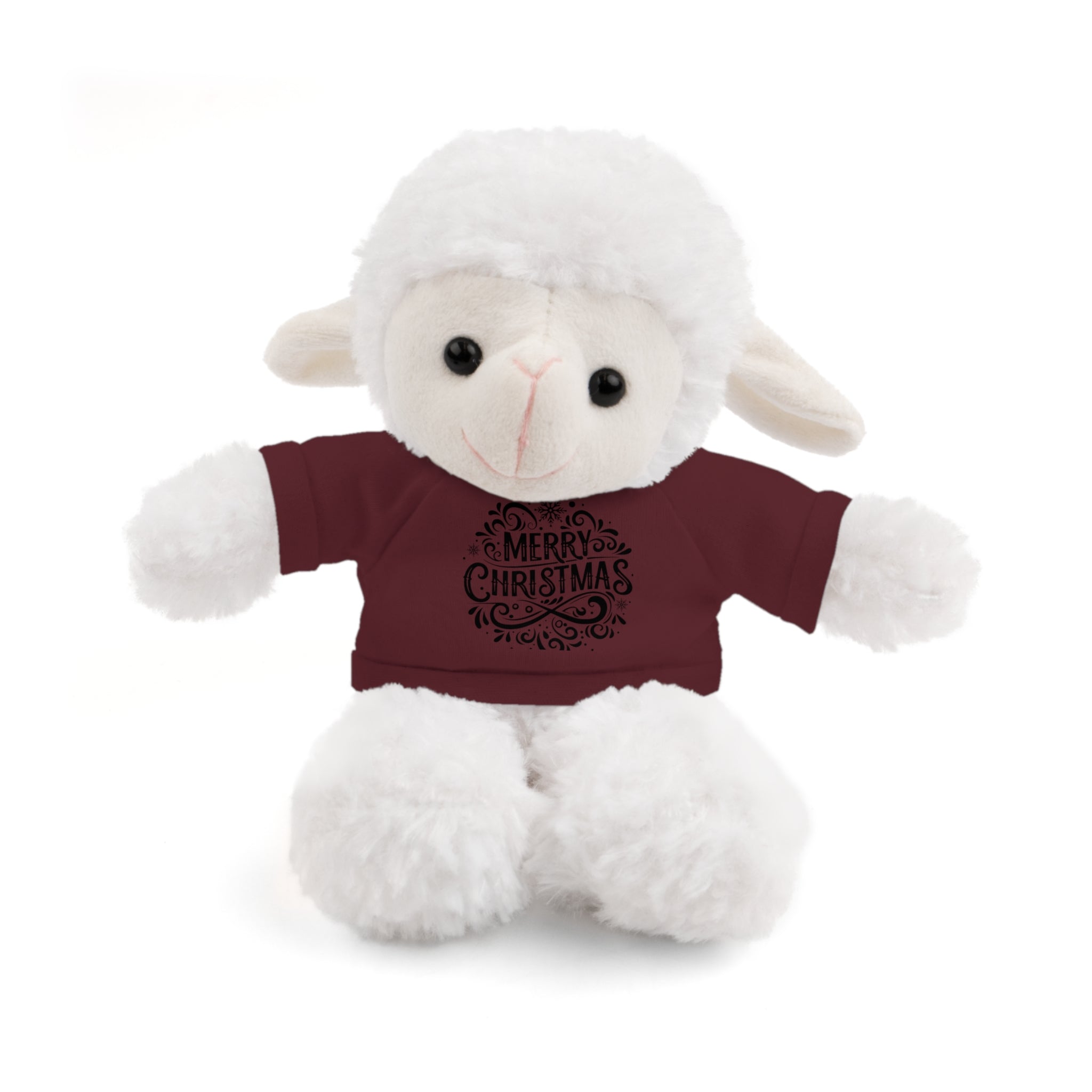 Festive Merry Christmas Stuffed Sheep | Gallory Hive