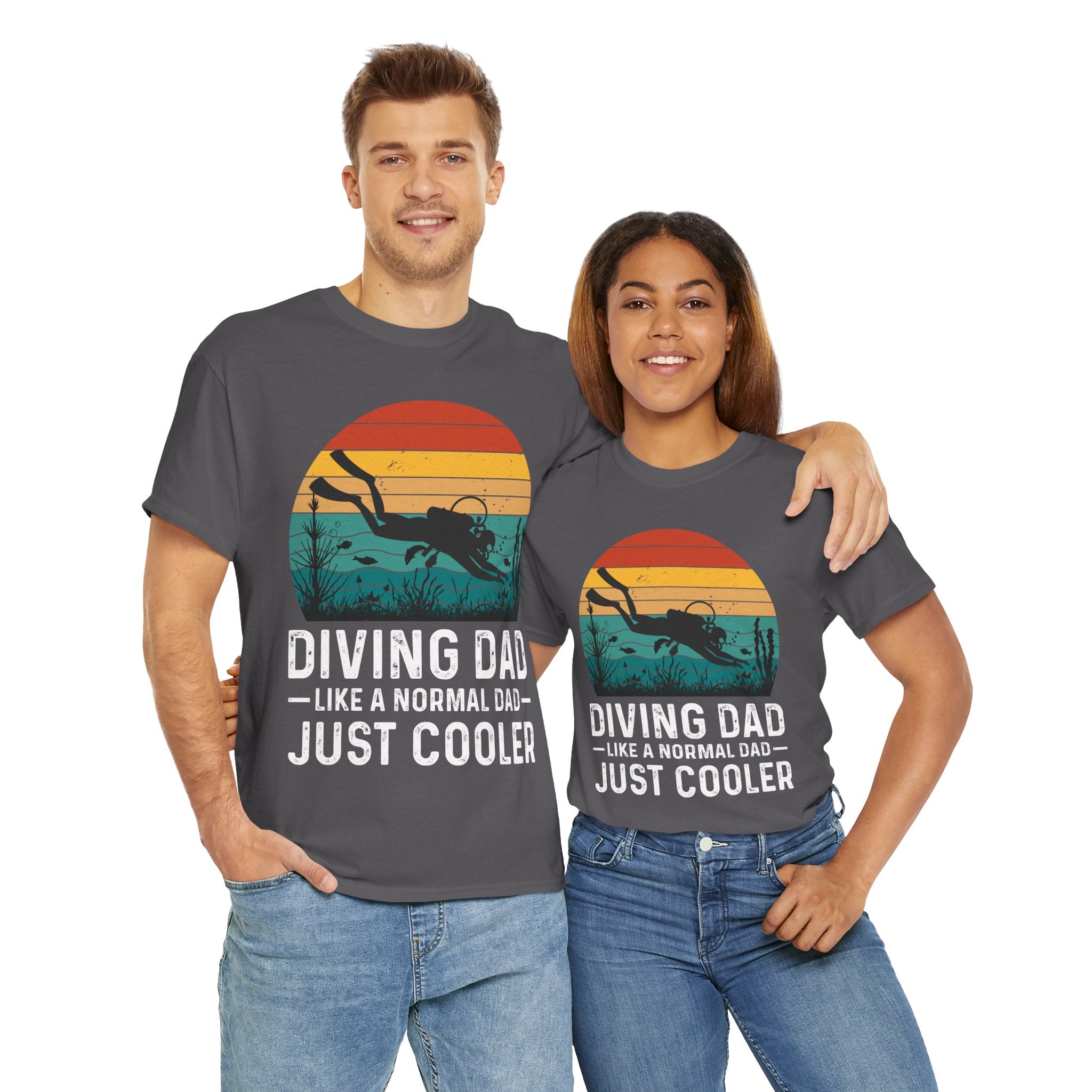 Diving Dad T-Shirt - Retro Scuba Design
