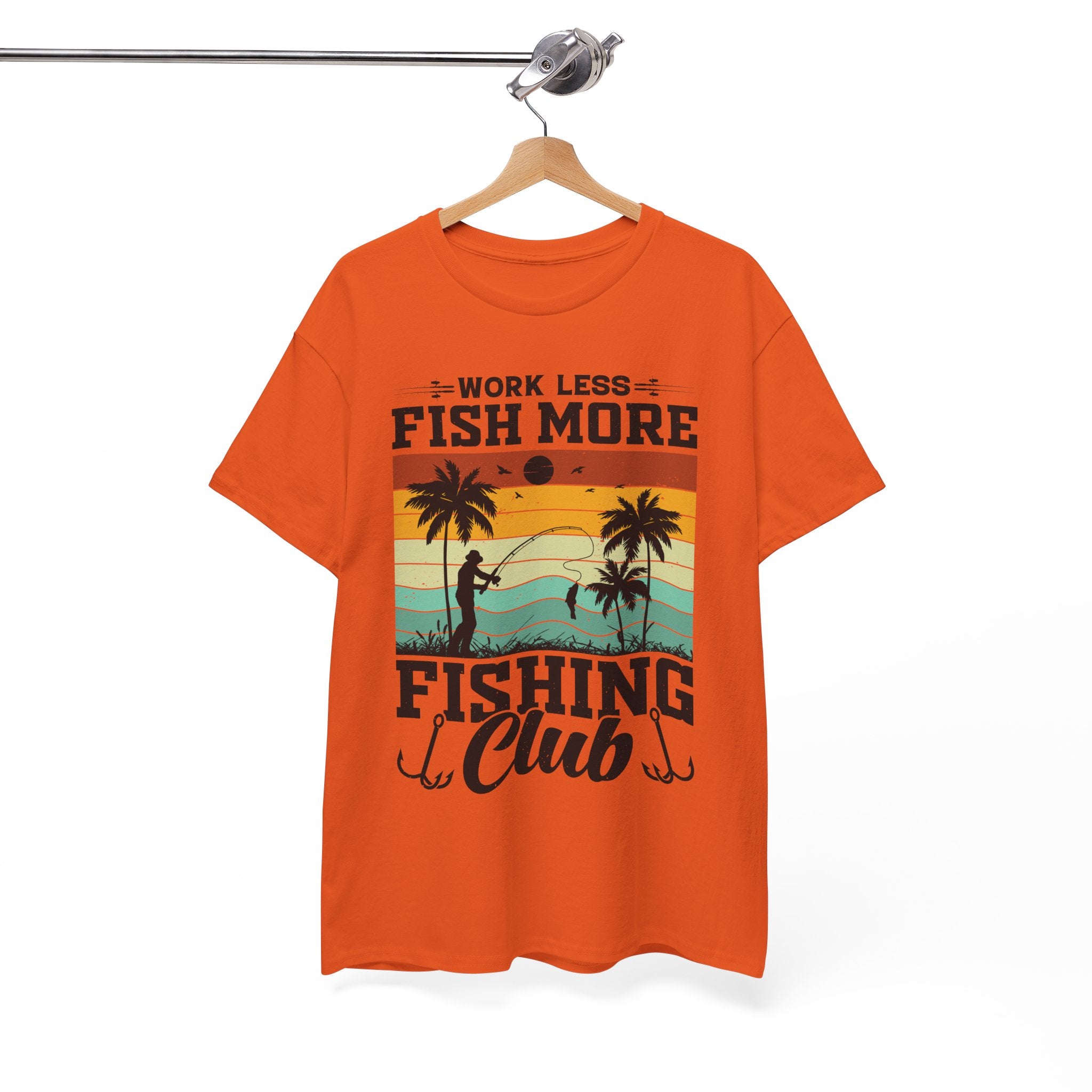 Retro Fisherman Sunset T-Shirt | Gallory Hive