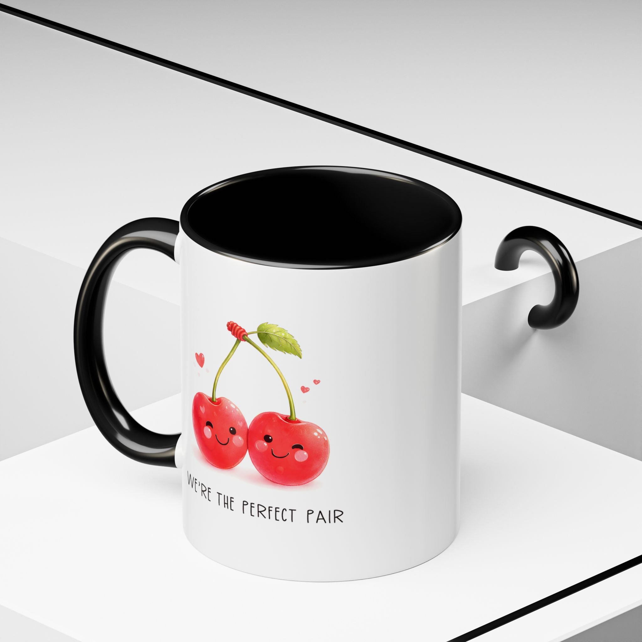 Funny Cherry Couple Ceramic Coffee Mug | Gallory Hive