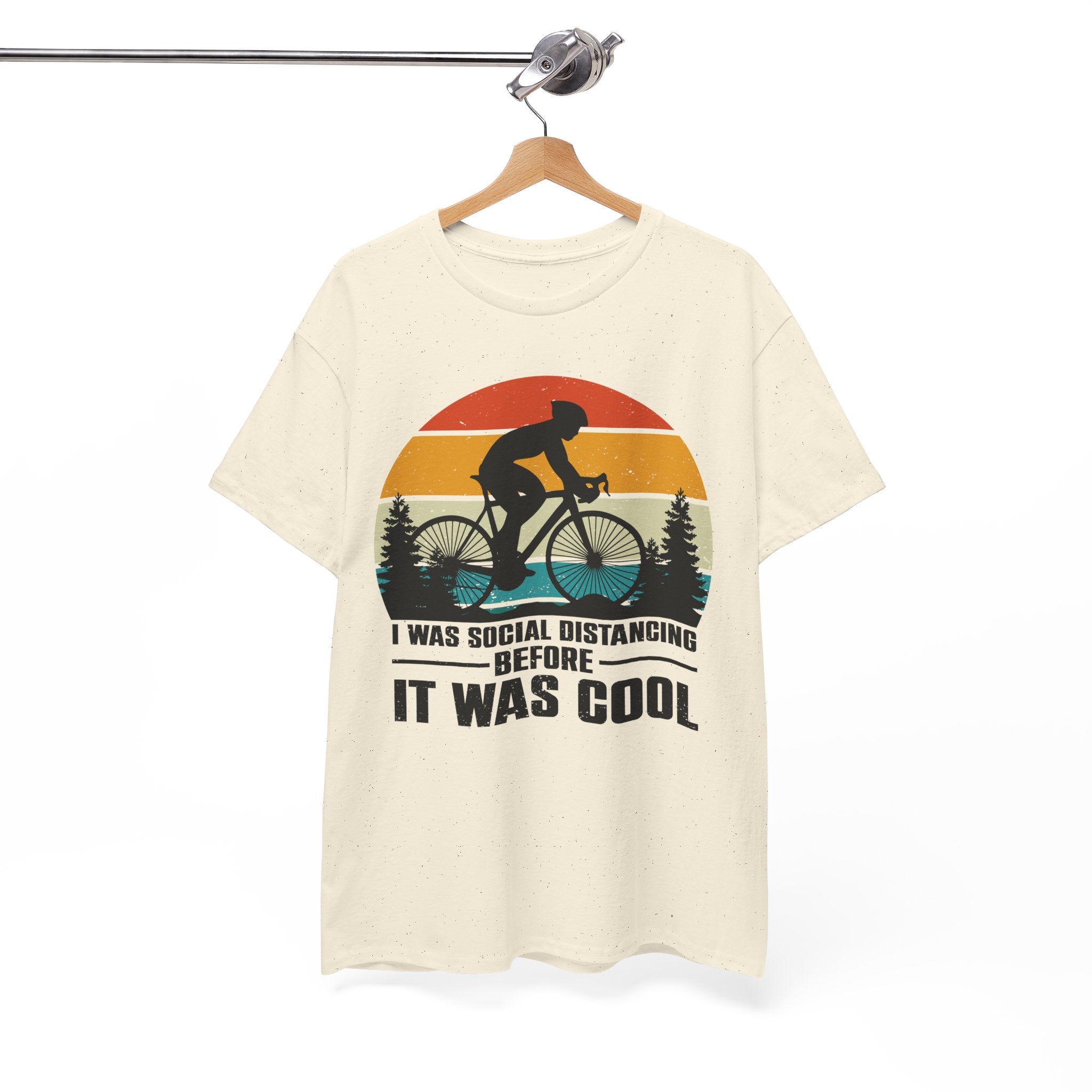 Retro Social Distancing Cyclist Tee | Gallory Hive