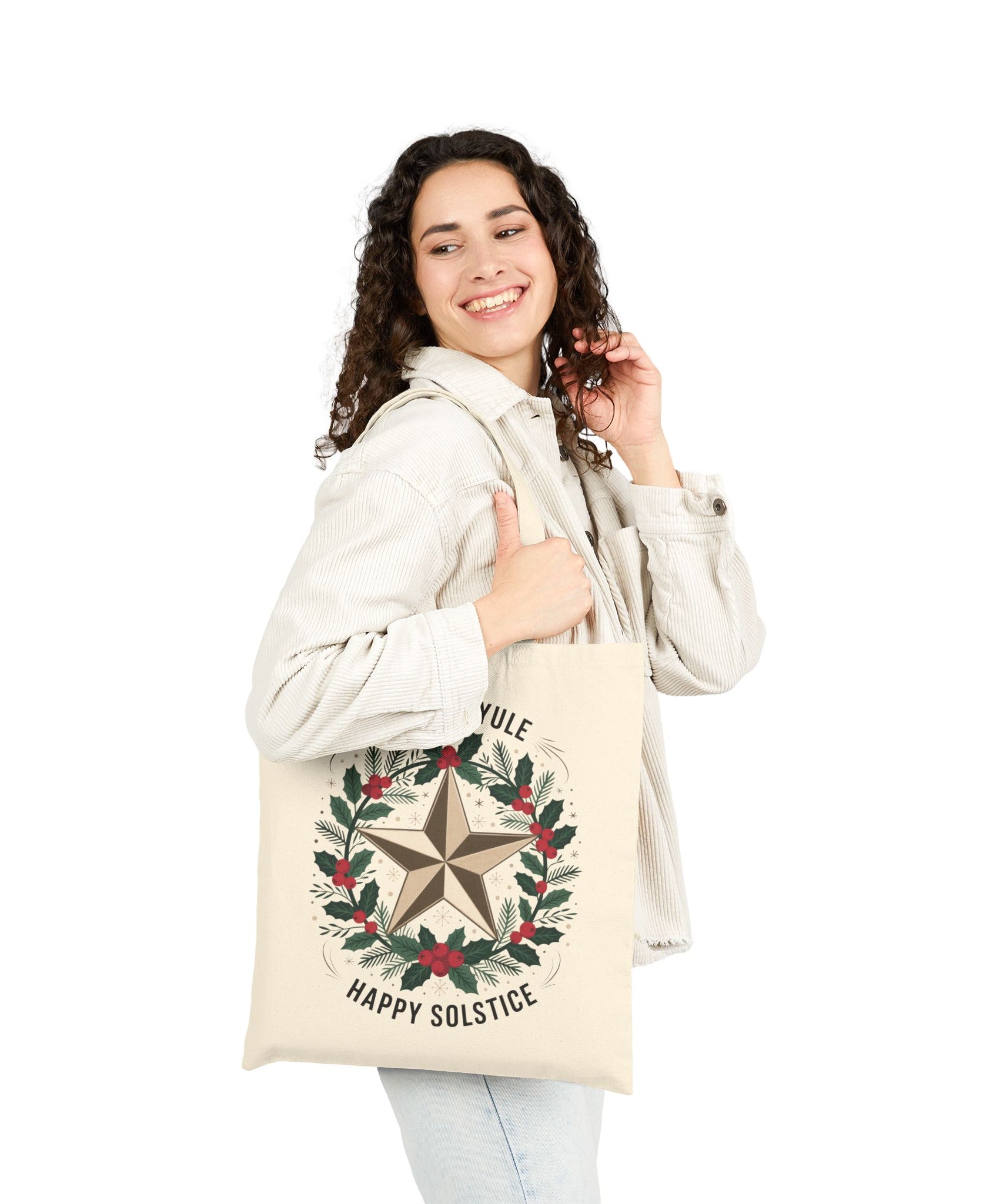 Blessed Yule Eco-Friendly Cotton Tote | Gallory Hive