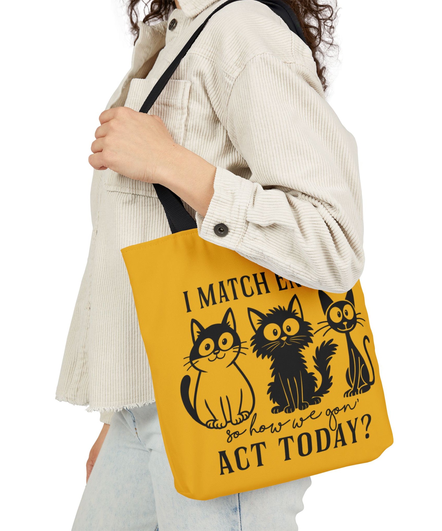 Cute Yellow Canvas Tote – Reusable Bag | Gallory Hive