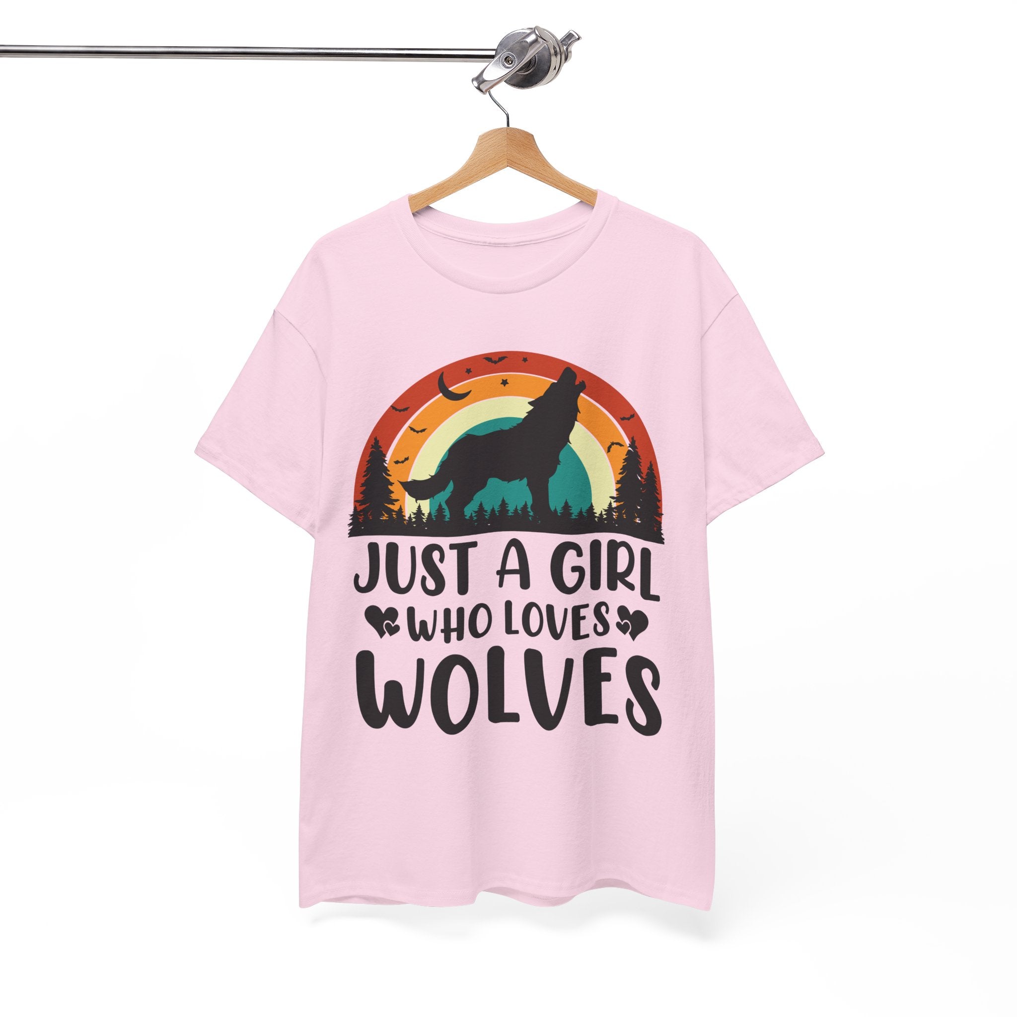 Vintage Wolf Lover Girl Tee | Gallory Hive