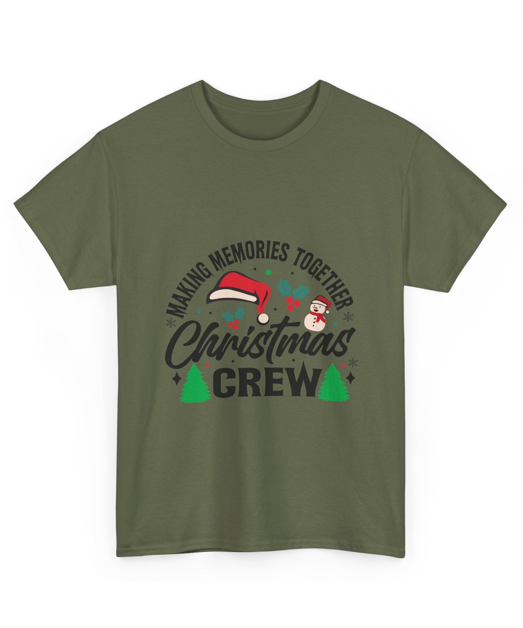 Santa Hat Snowman Xmas Trees Cute Tee | Gallory Hive