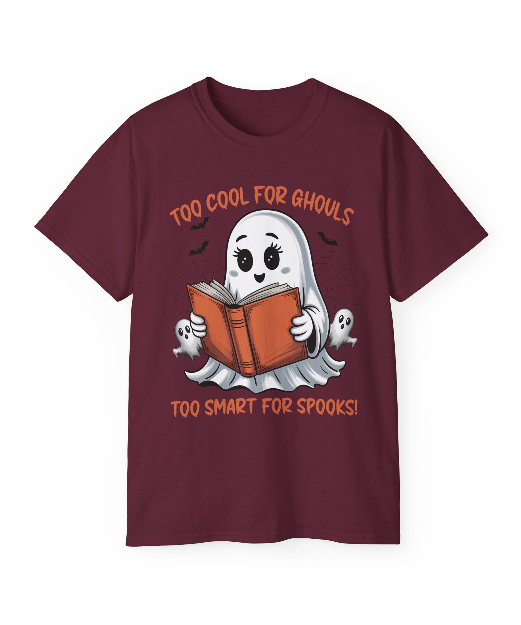 Cute Ghost Book T-Shirt Halloween | Gallory Hive